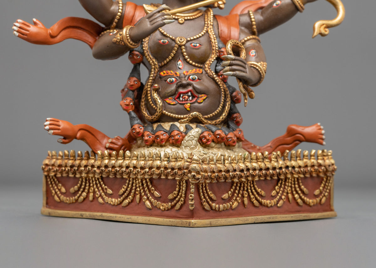 Three Nyingma Protectors | Sacred Guardian Sculpture