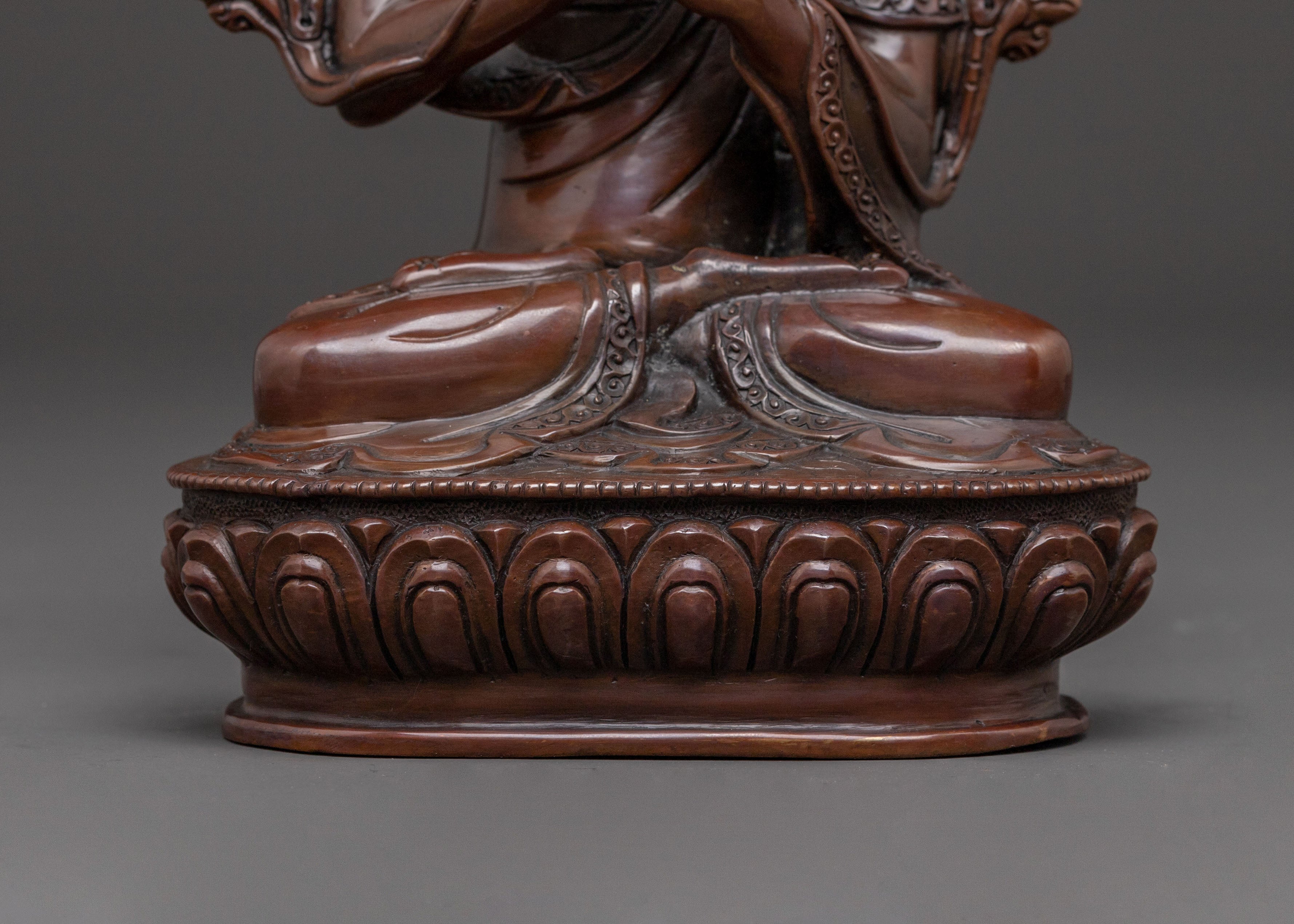 Tsongkhapa Divine Statue with Disciples: Altar Decor