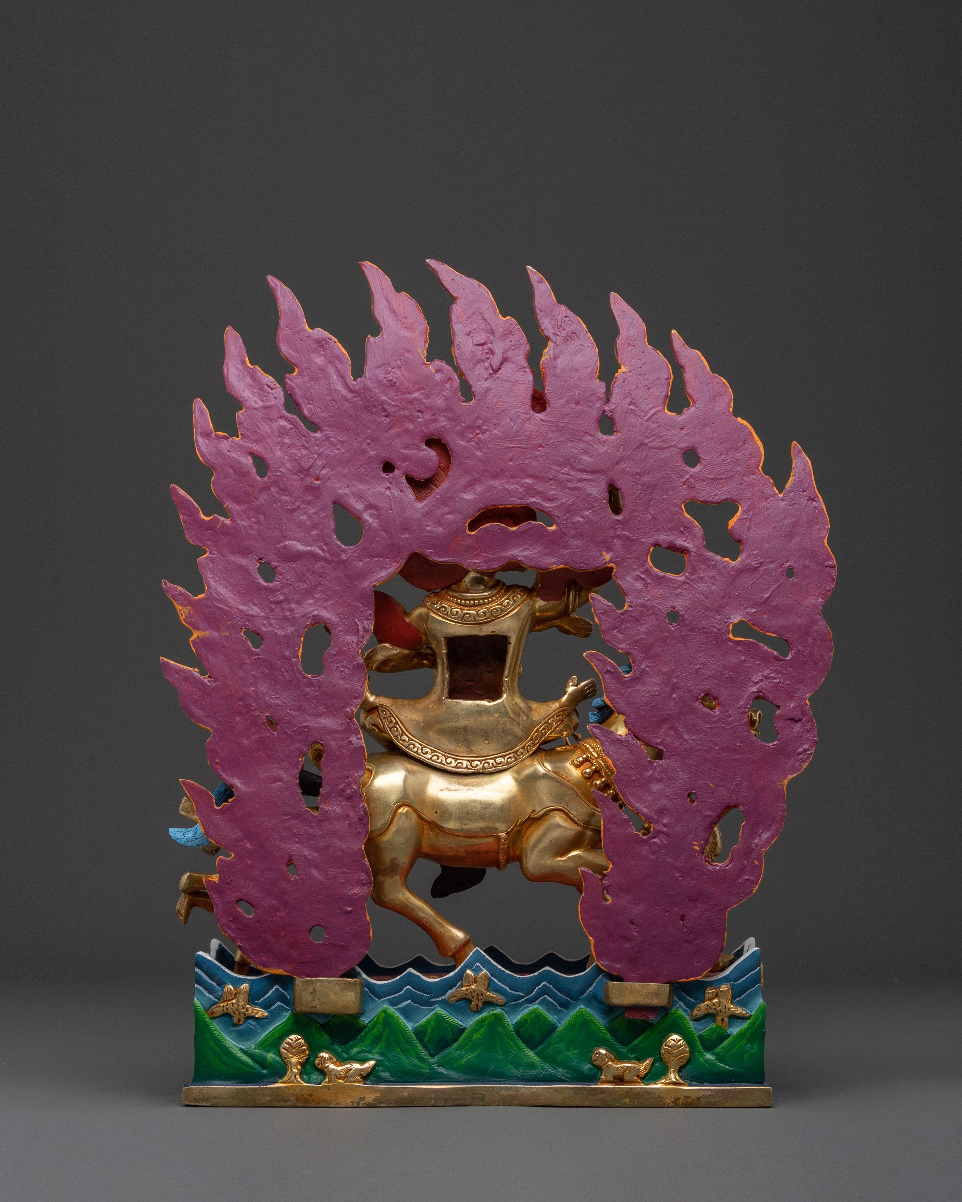 Handcrafted Palden Lhamo Sacred Guardian Statue