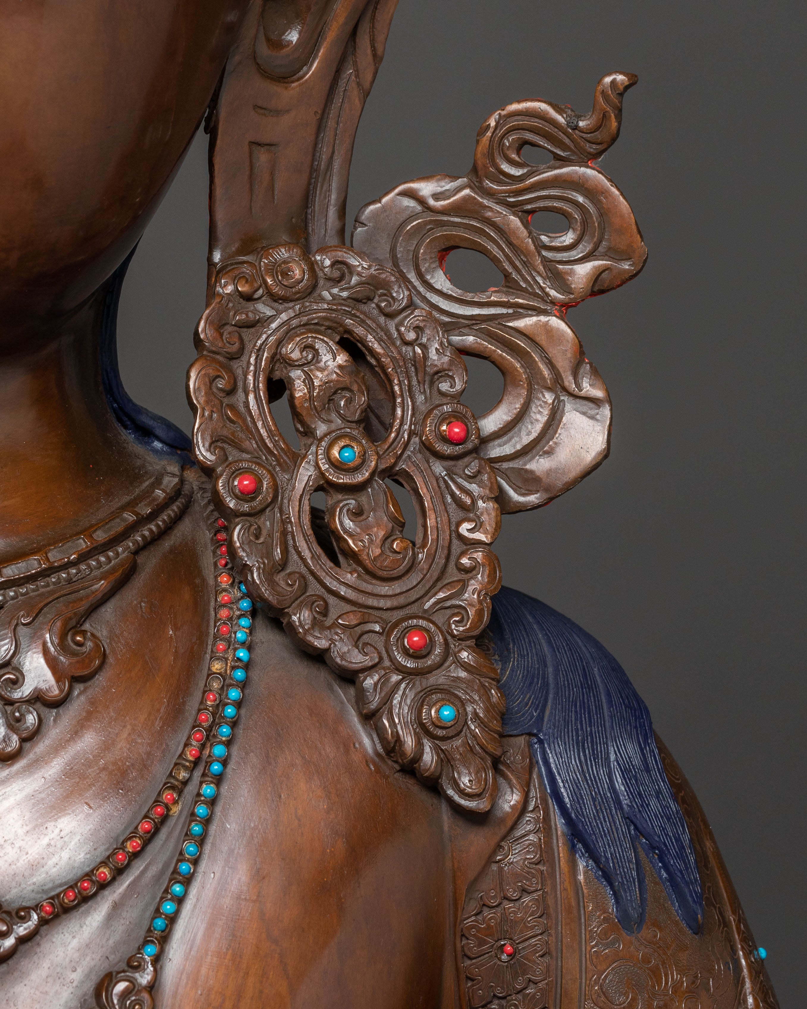 Vajrasattva Statue for Altar Decor | Nepali Handcrafted Statue