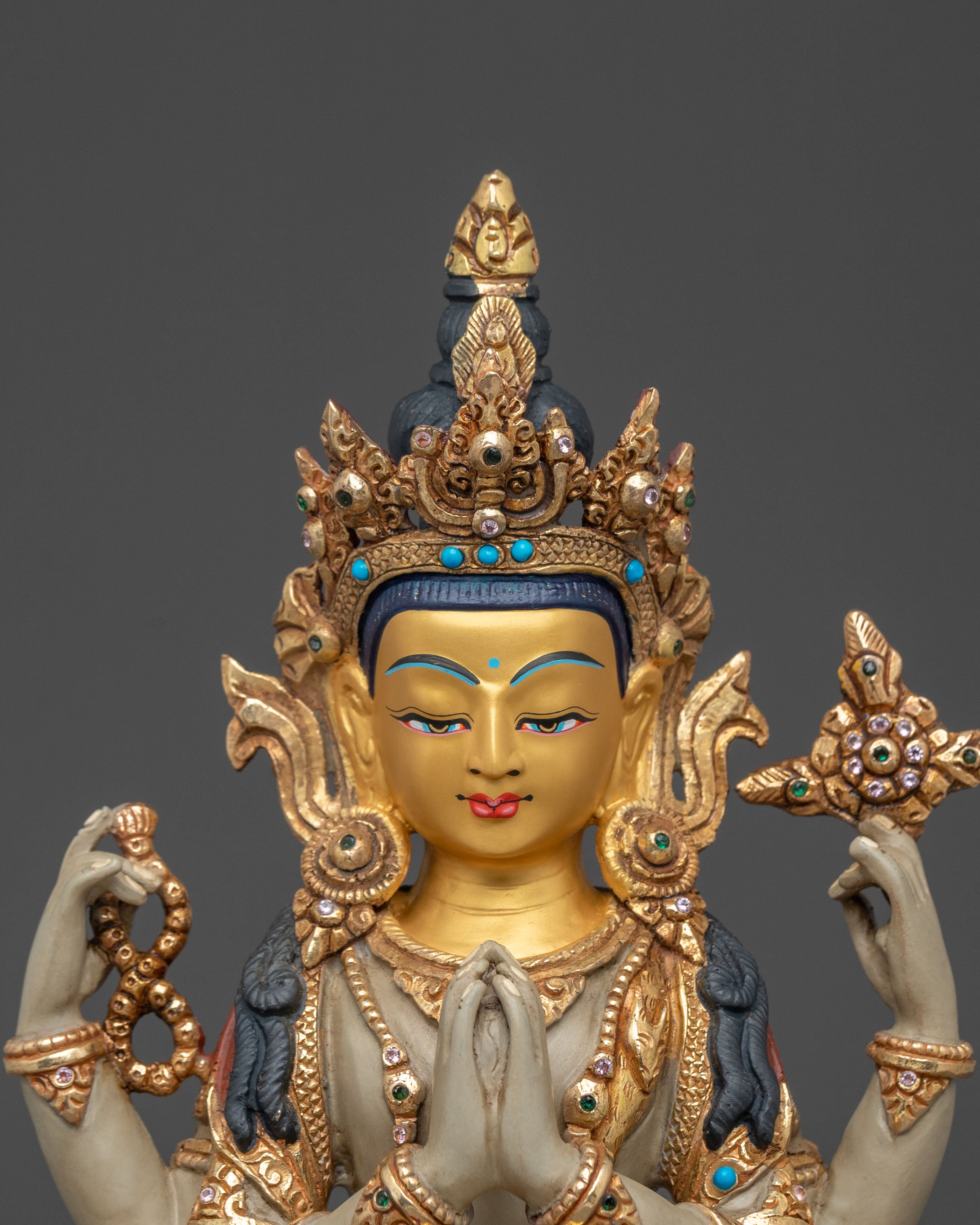 Himalayan Chenrezig Statue | Buddhist Decor