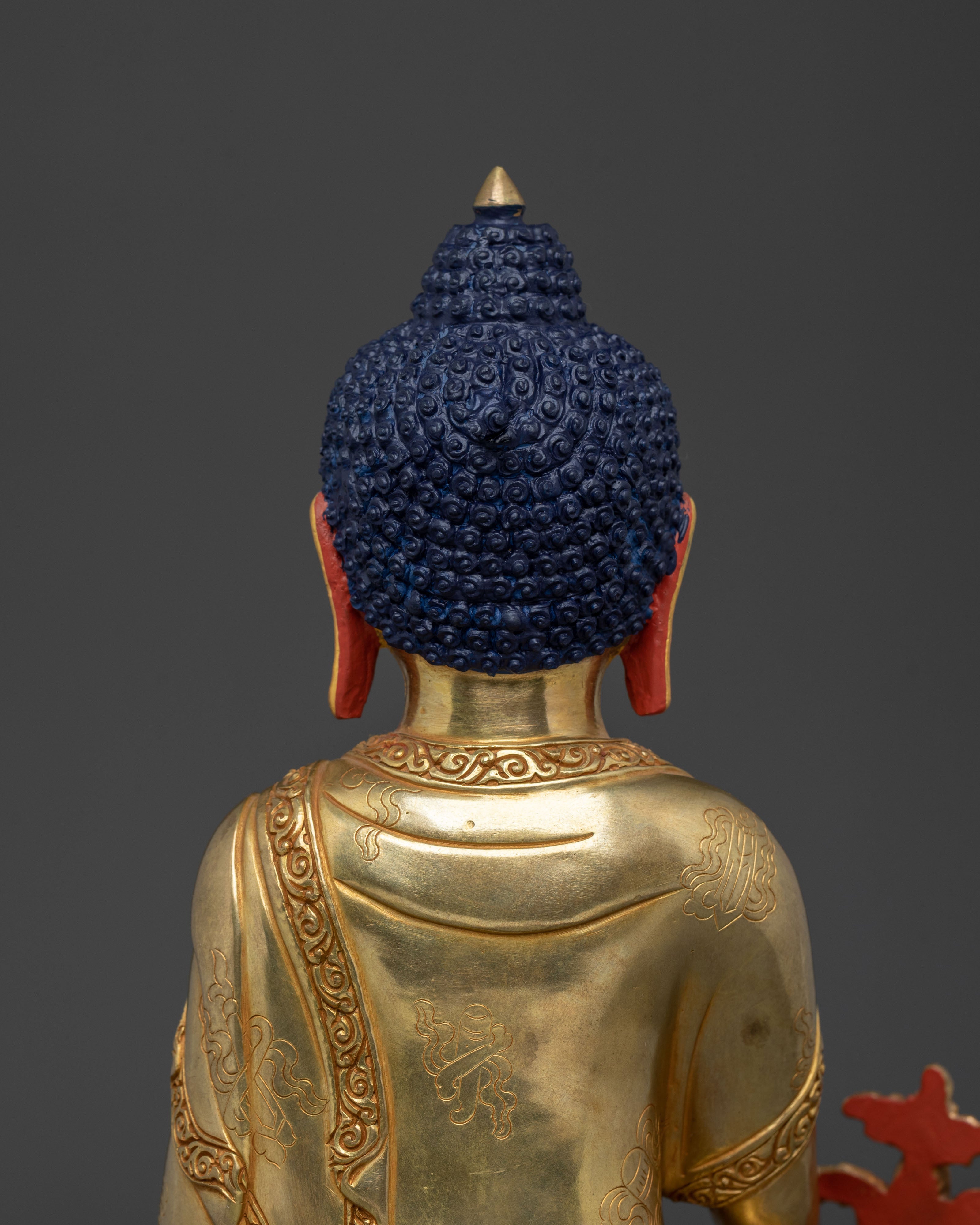 Medicine Buddha Statue of Healing Light | Traditional Buddhist Sculpture
