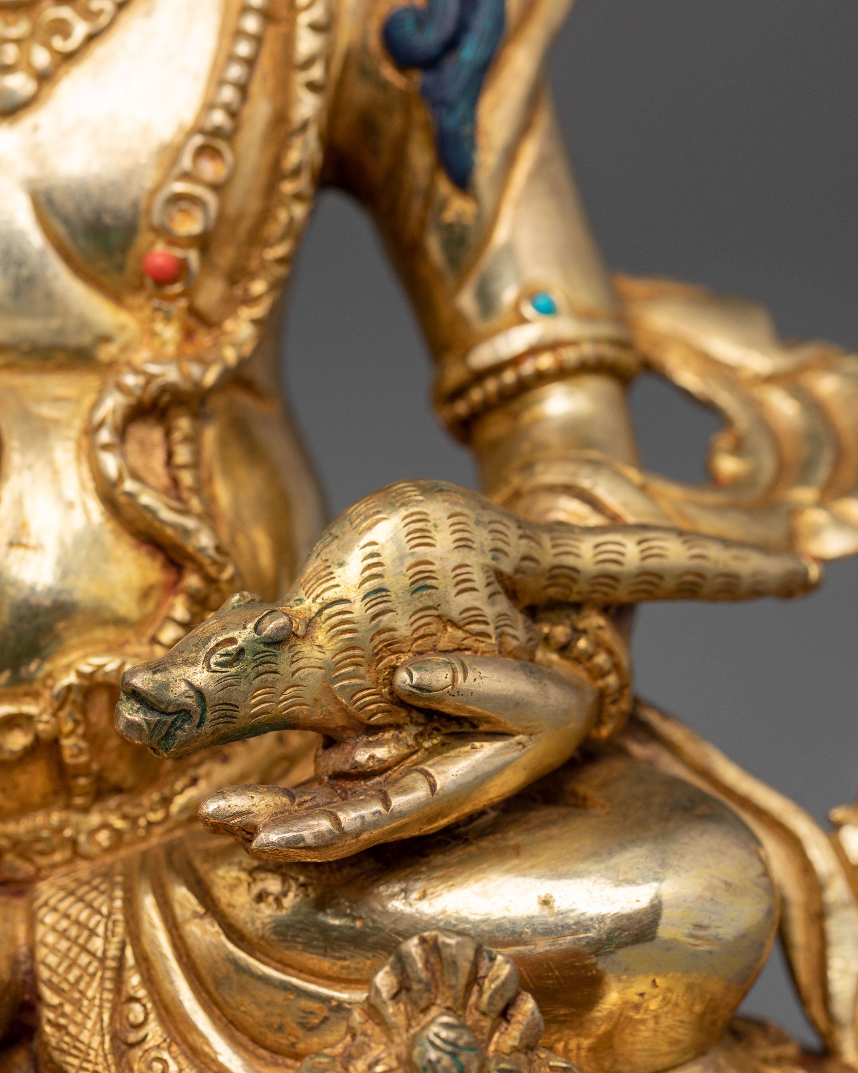 Buddhist Deity of Wealth Dzambhala Statue