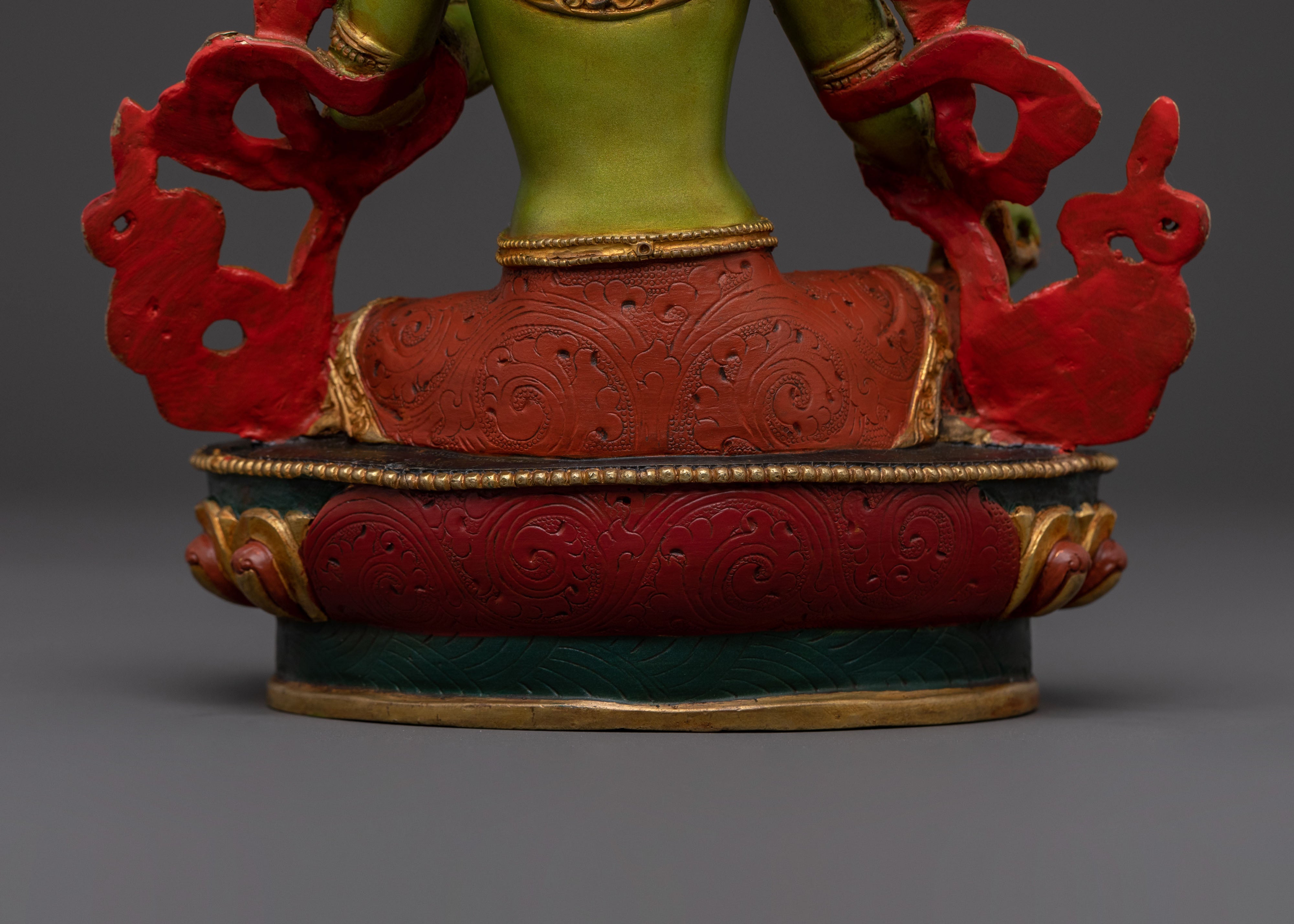 Green Tara Sacred Statue | Compassion Icon