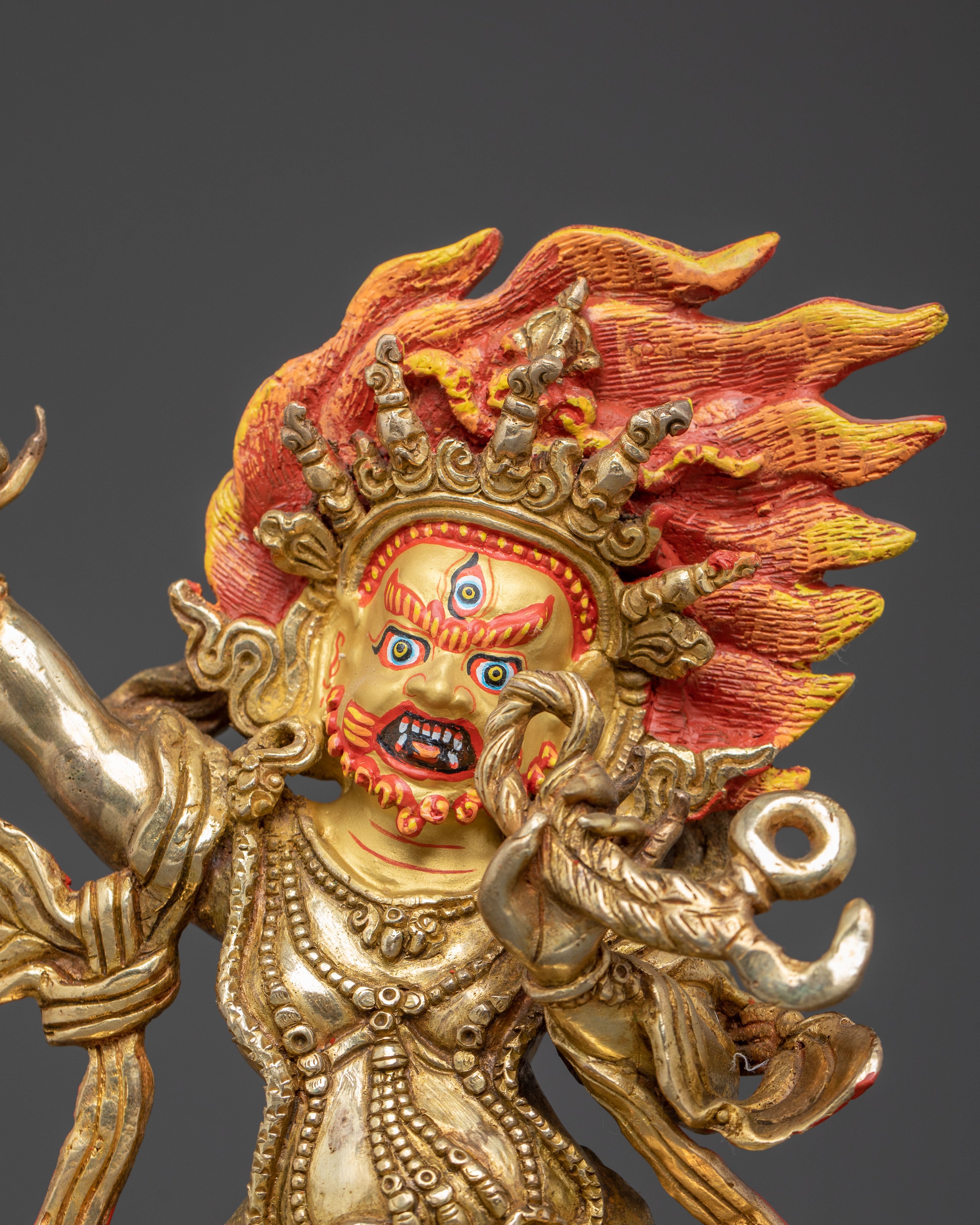 Tibetan Handcrafted Vajrapani Statue | Protector of Dharma
