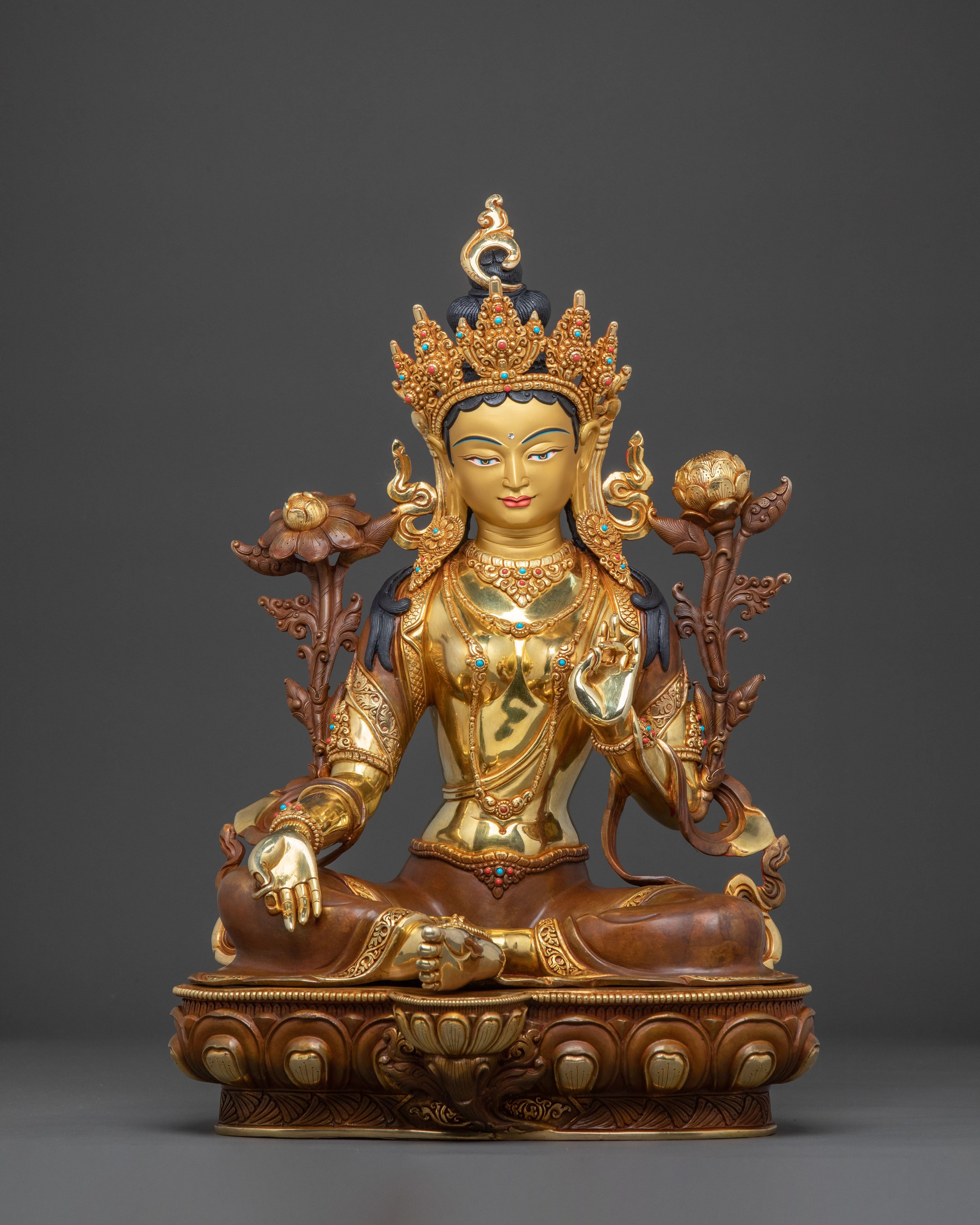 Green Tara Statue
