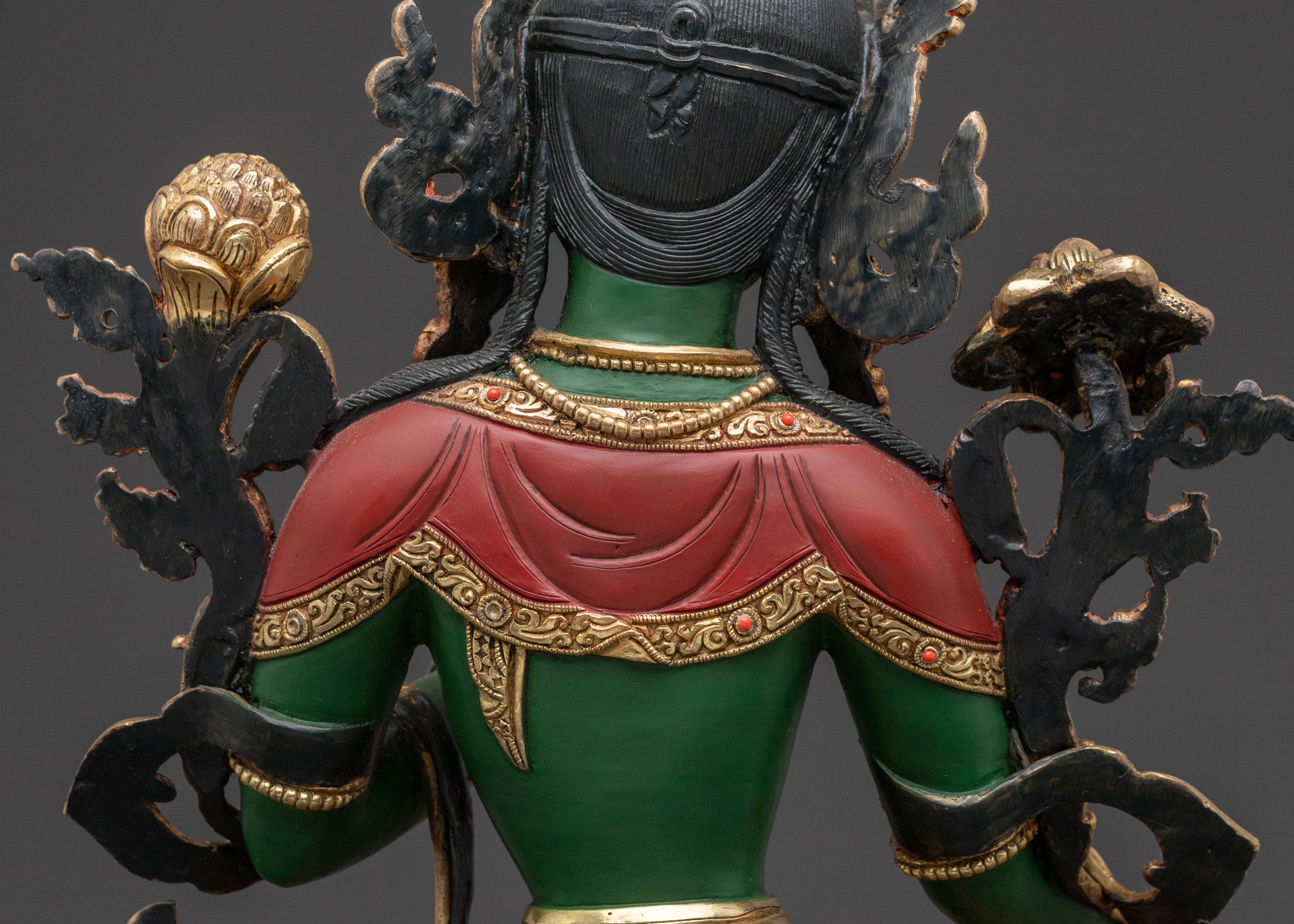 Green Tara Statue Mother of Mercy – Handcrafted in Nepal