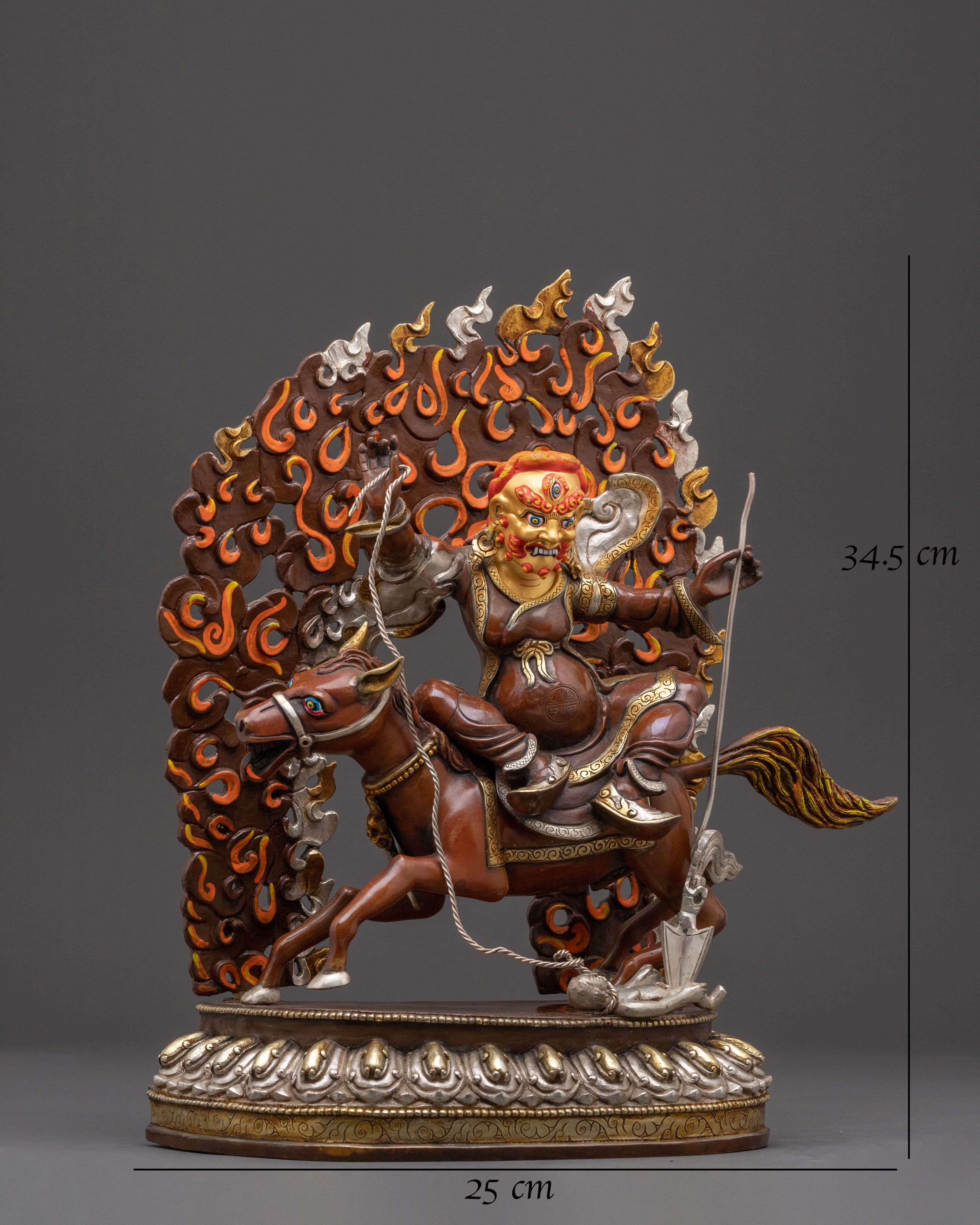 Golden Chimar Traditional Statue - Buddhist Protector