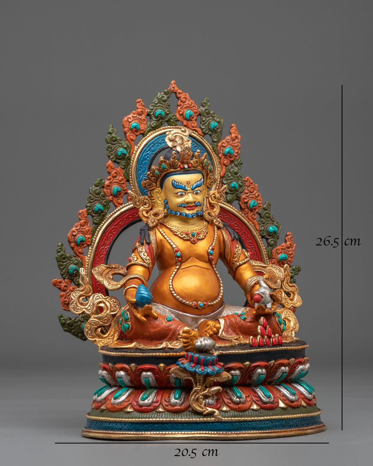 Dzambhala Divine Sculpture | Guardian of Merit