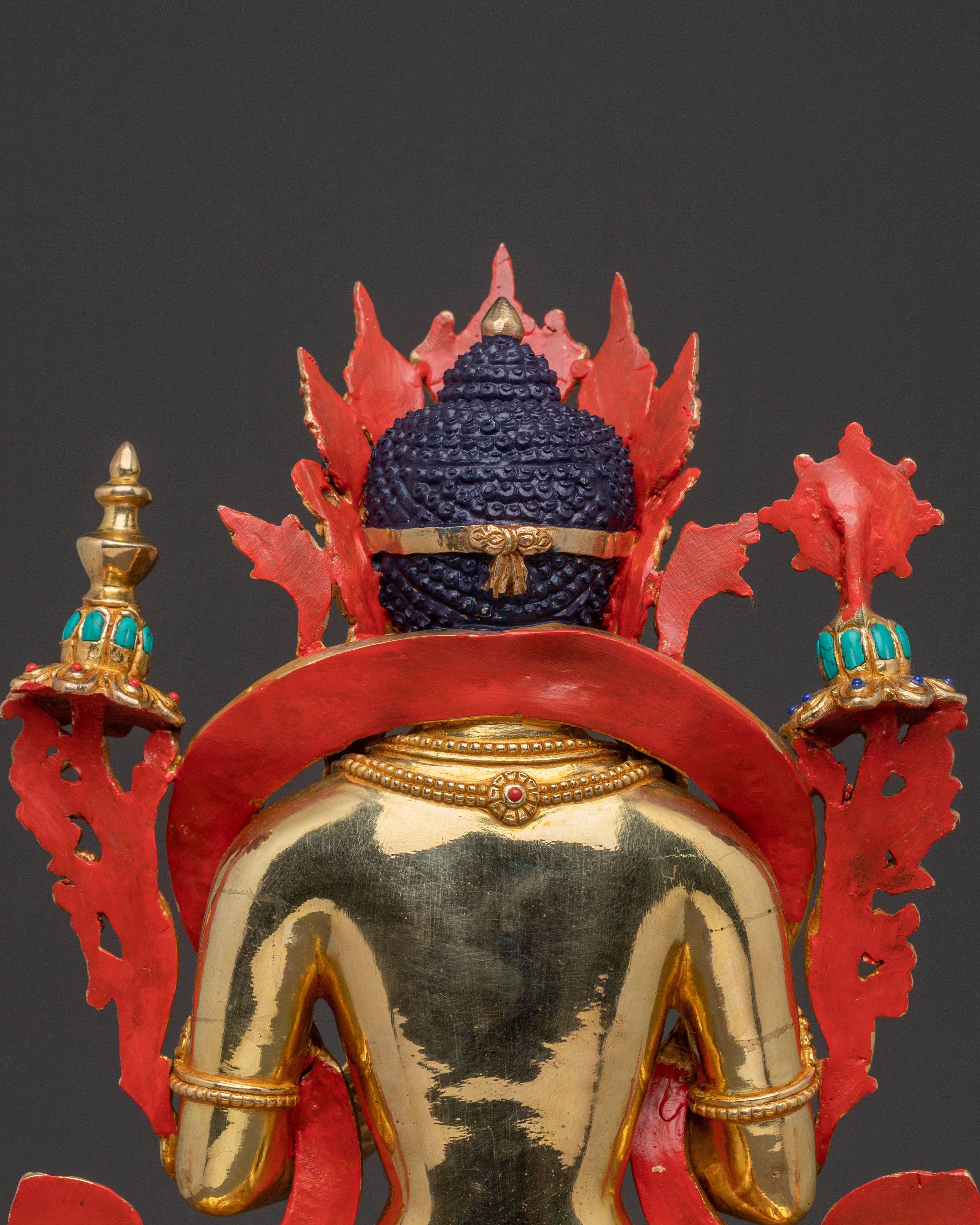 Maitreya Buddha Golden Statue | Compassionate Figure