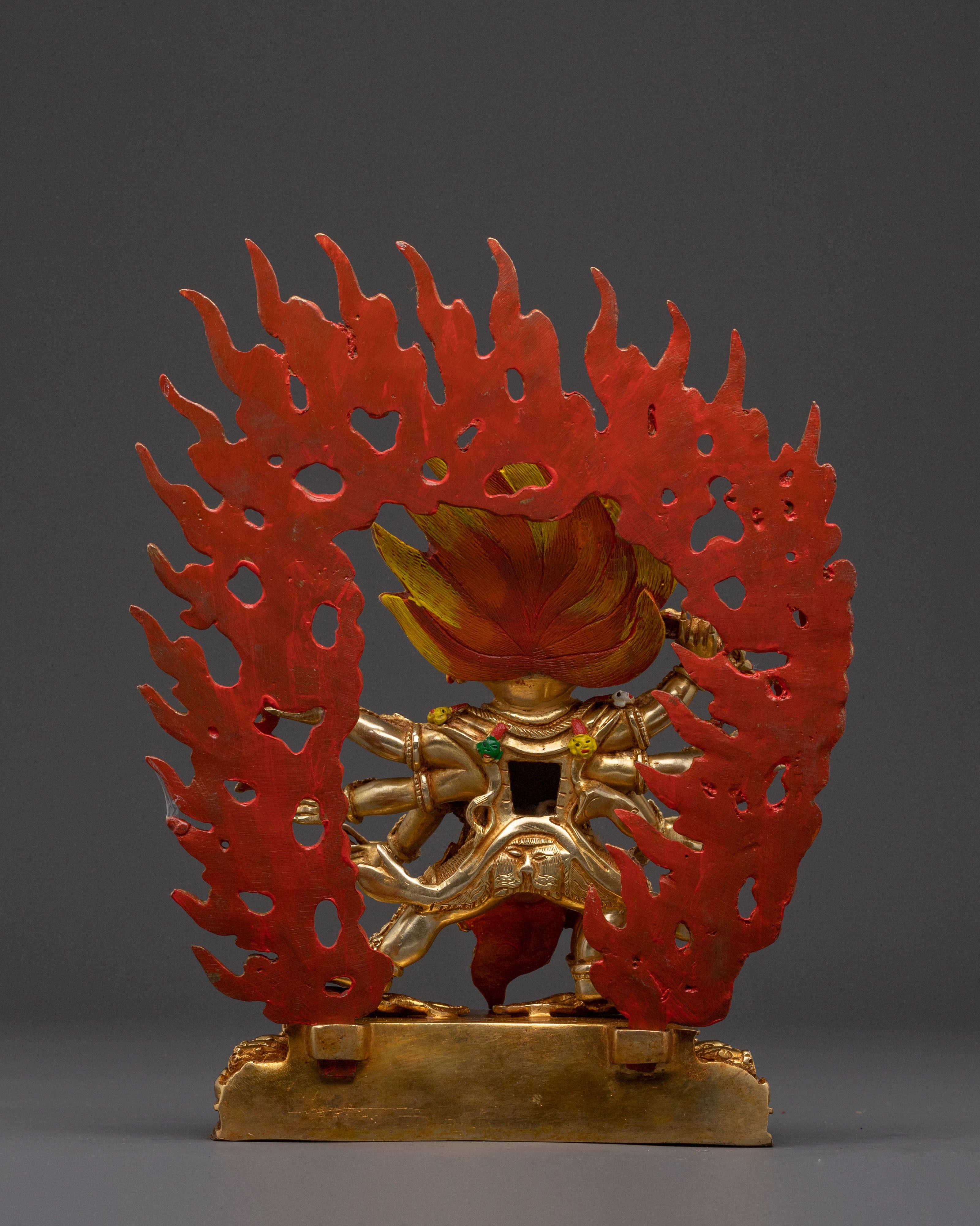 Tantric Statue of Hayagriva - Golden Reverence