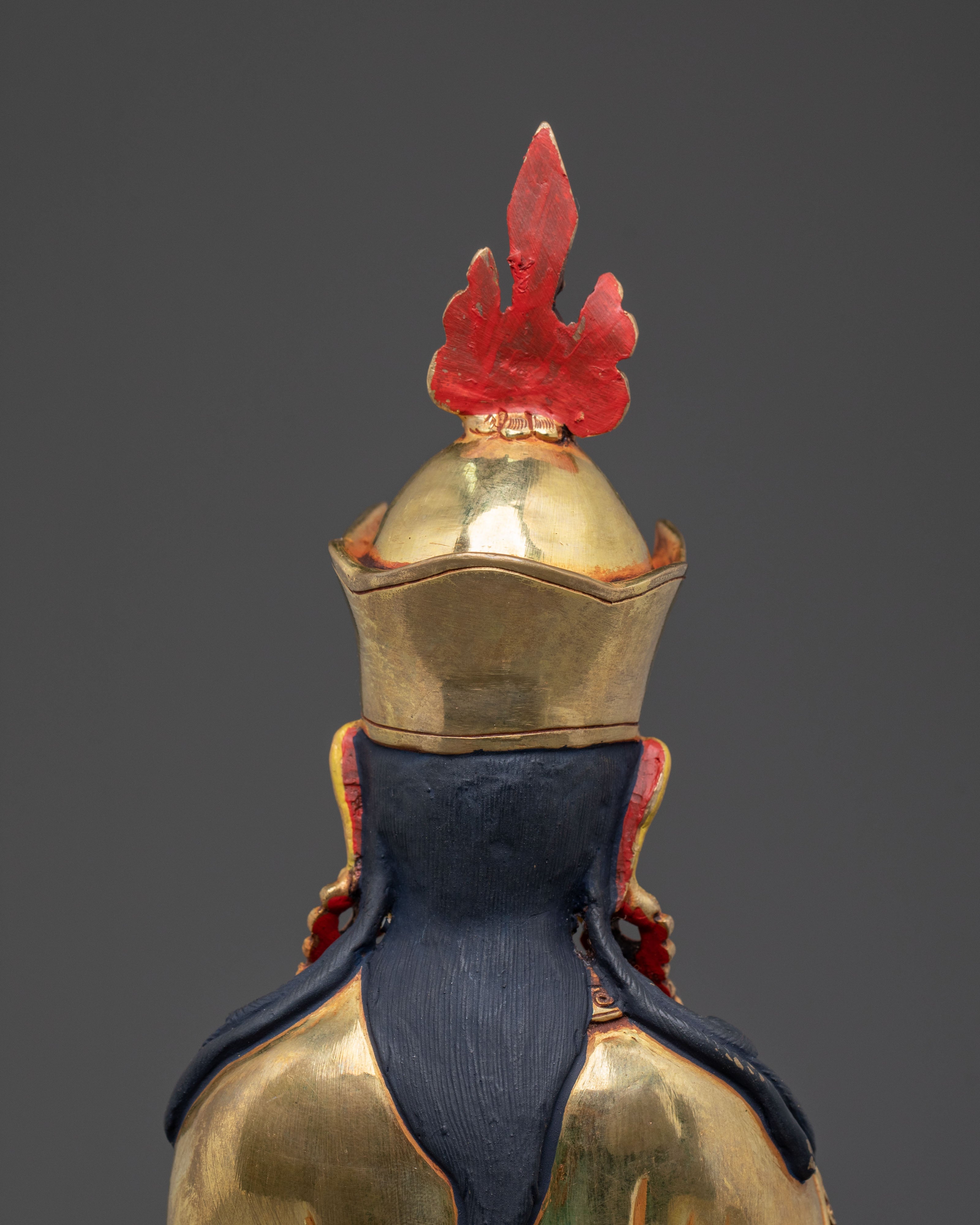 Guru Rinpoche Statue | 24K Gold Gilded Buddhist Icon