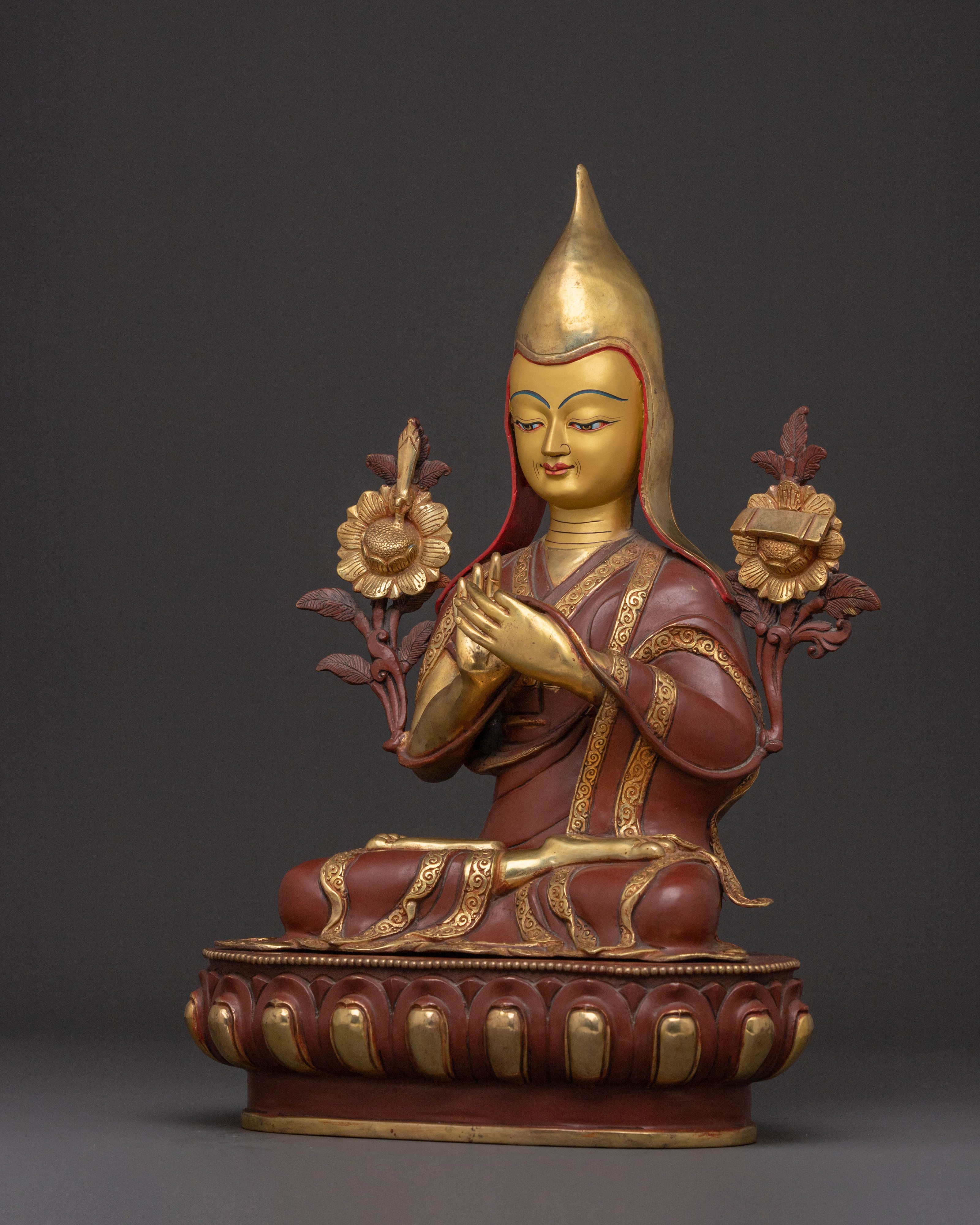 Tsongkhapa Great Master Statue | Teacher Figure