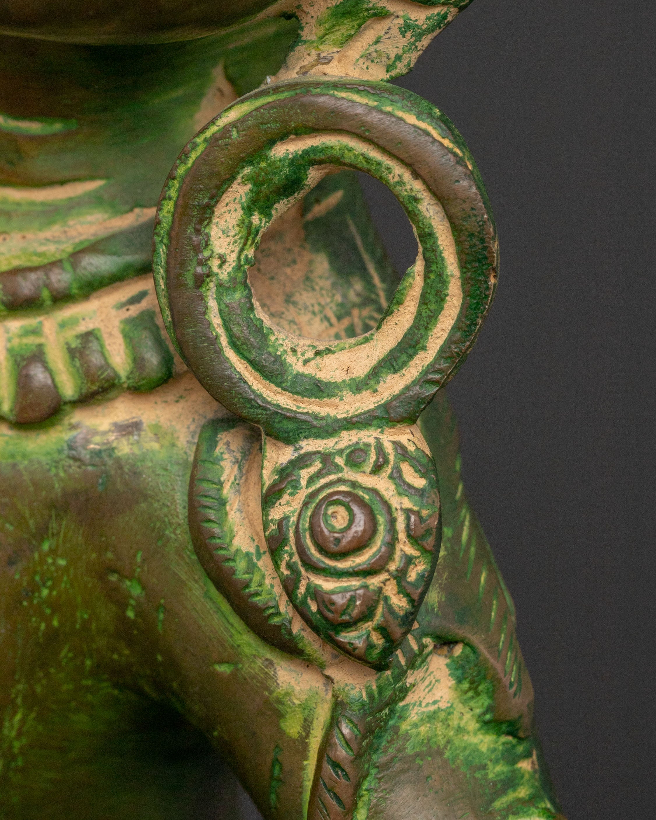 Goddess Parbati Divine Statue with Antique Finish