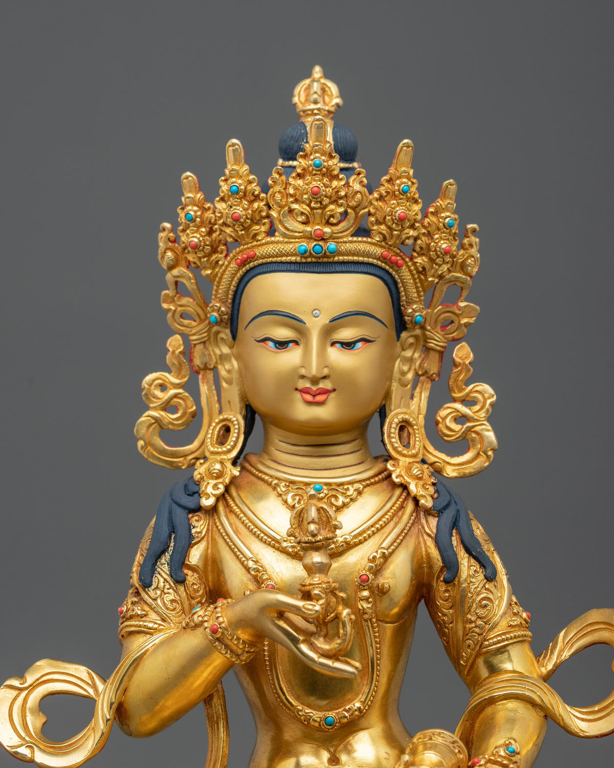 Vajrasattva Copper Statue | Bearer of the Vajra and Bell