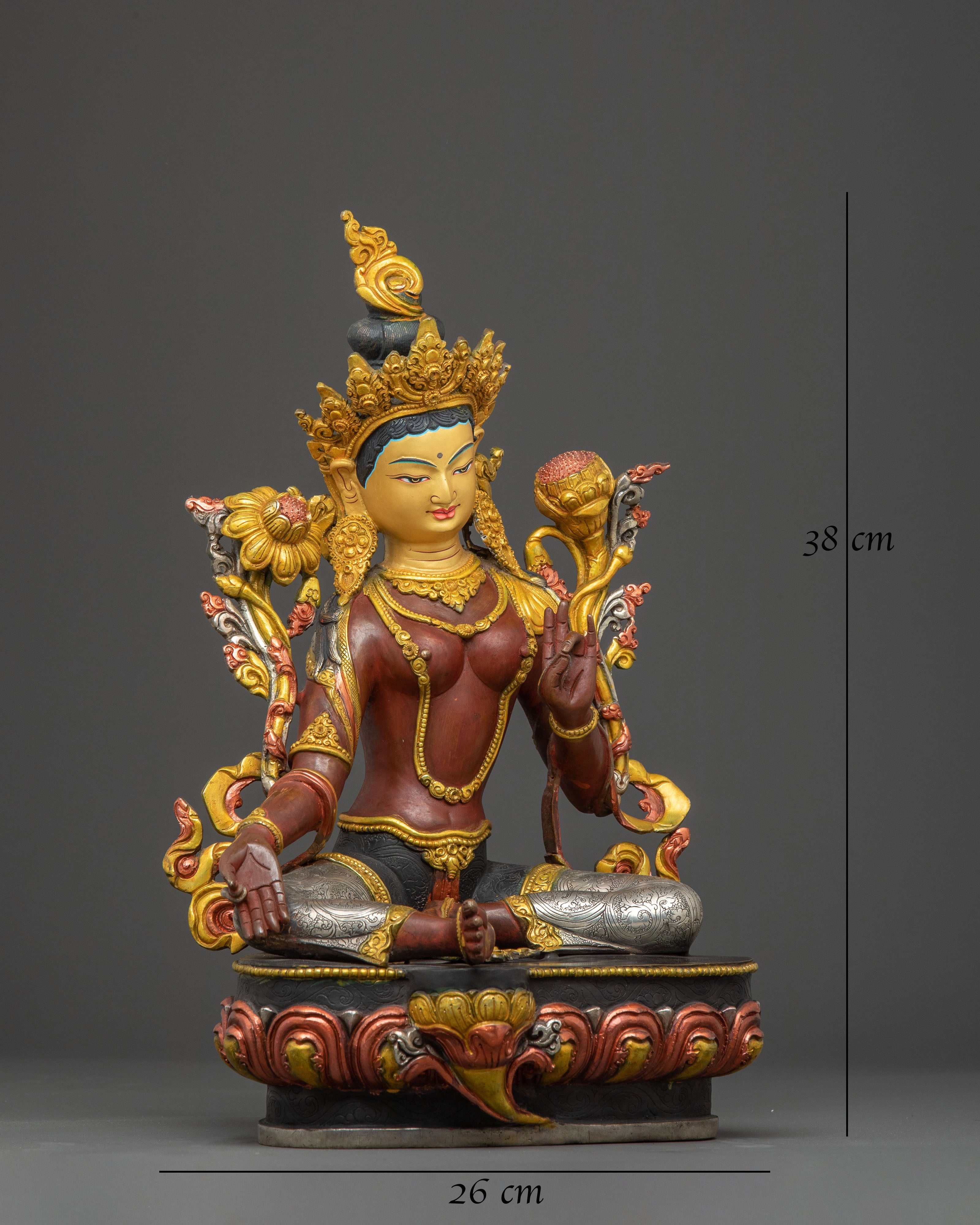 Green Tara Tibetan Sacred Statue
