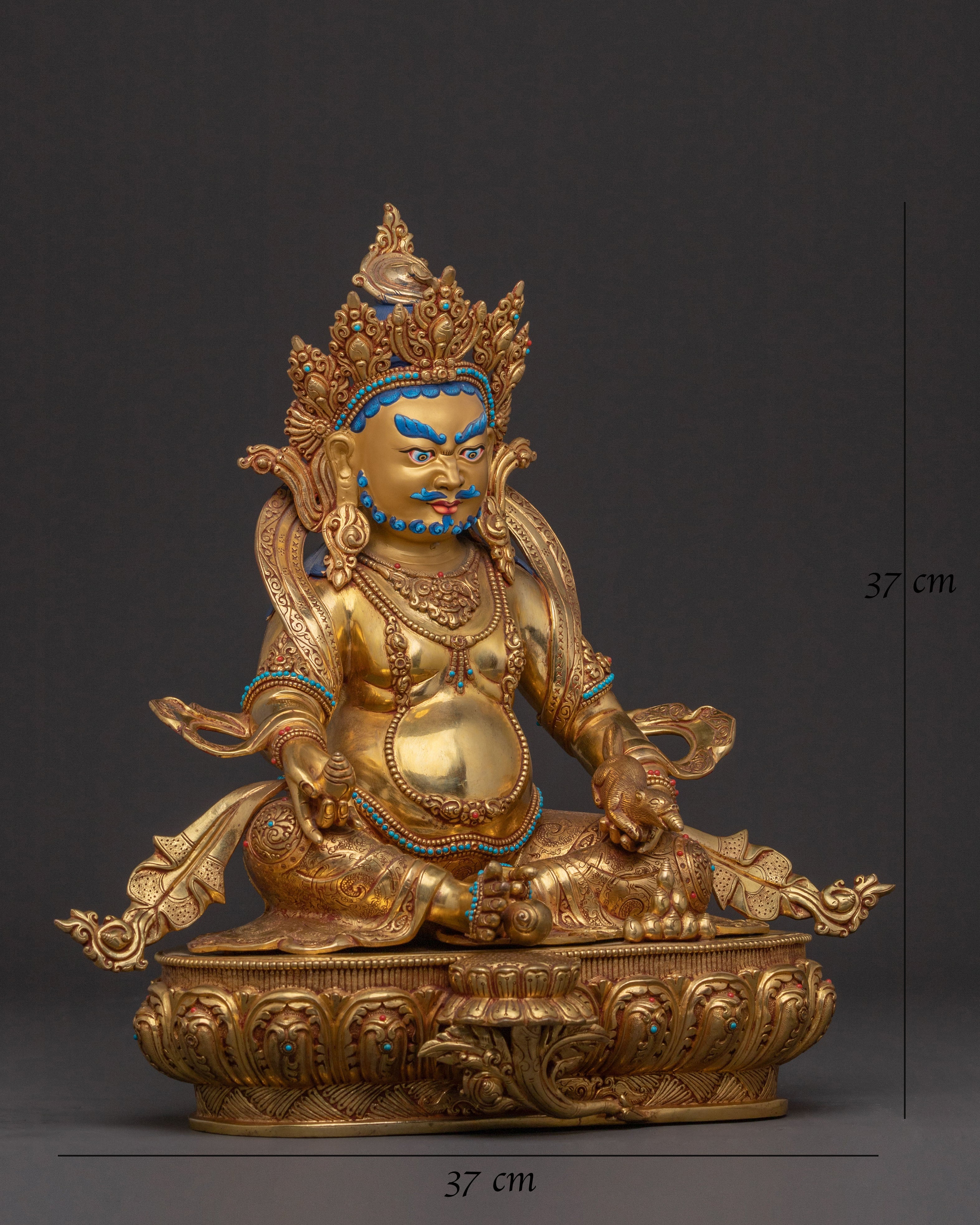 Dzambhala Guardian Statue | Tibetan Wealth Deity