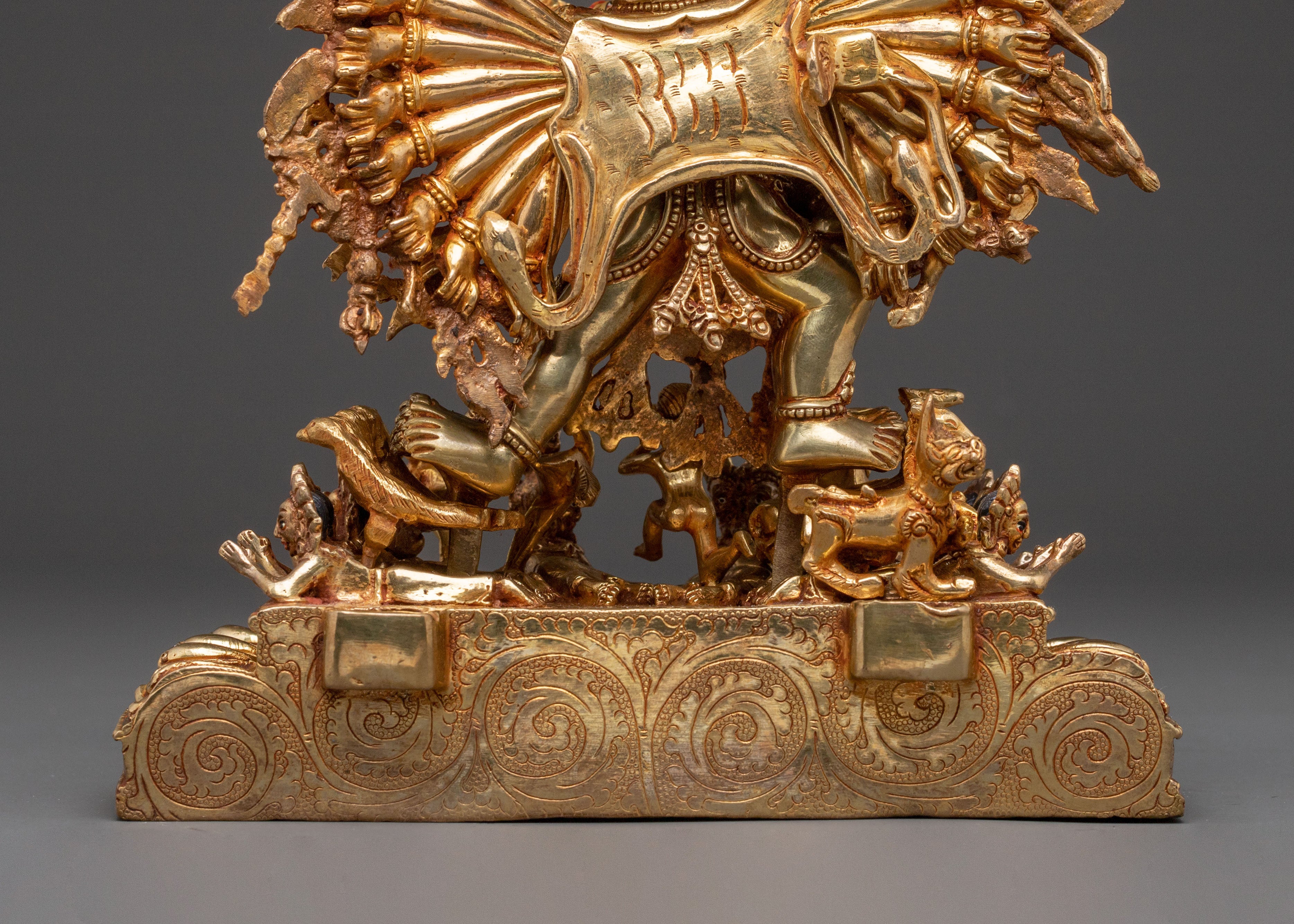 Destroyer of Death Yamantaka Statue – Handcrafted Copper Masterpiece