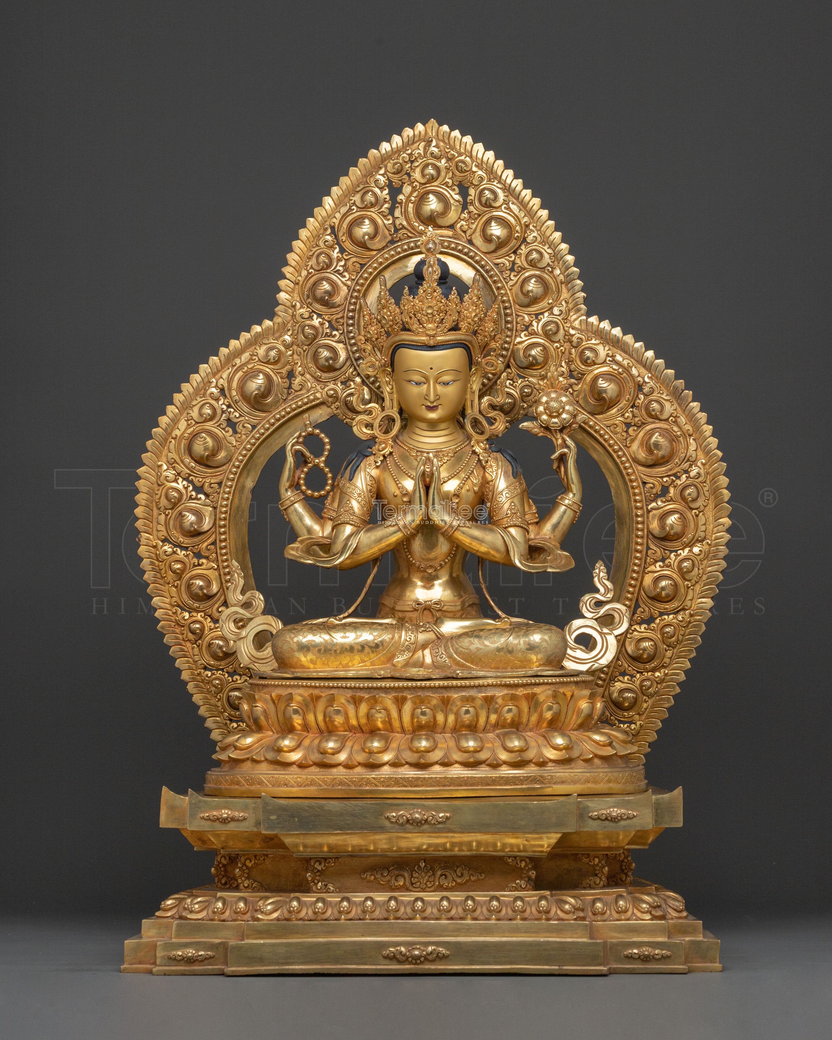 Four-Armed Chenrezig Statue