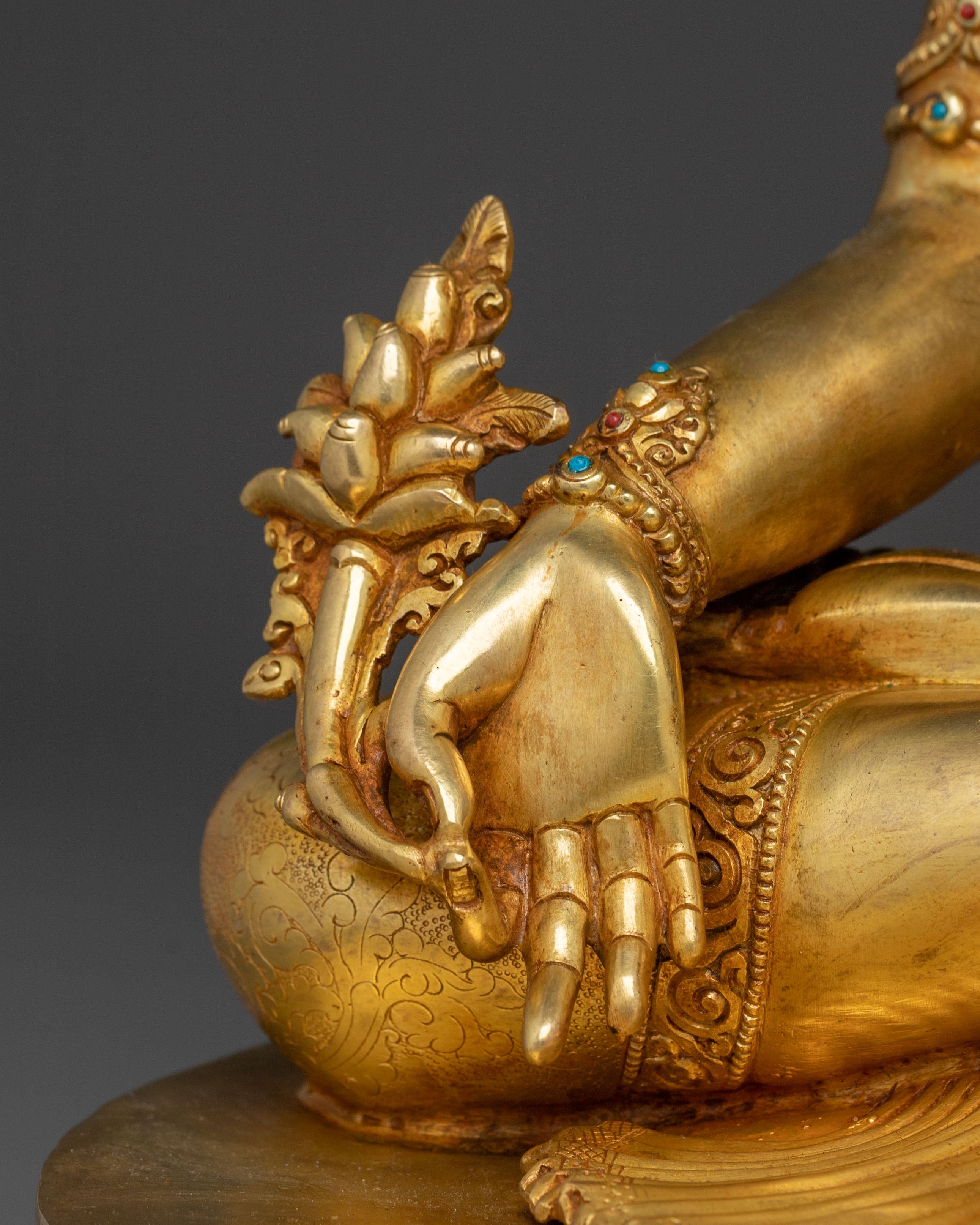 Crown Medicine Buddha Blessing Statue | Spiritual Healer