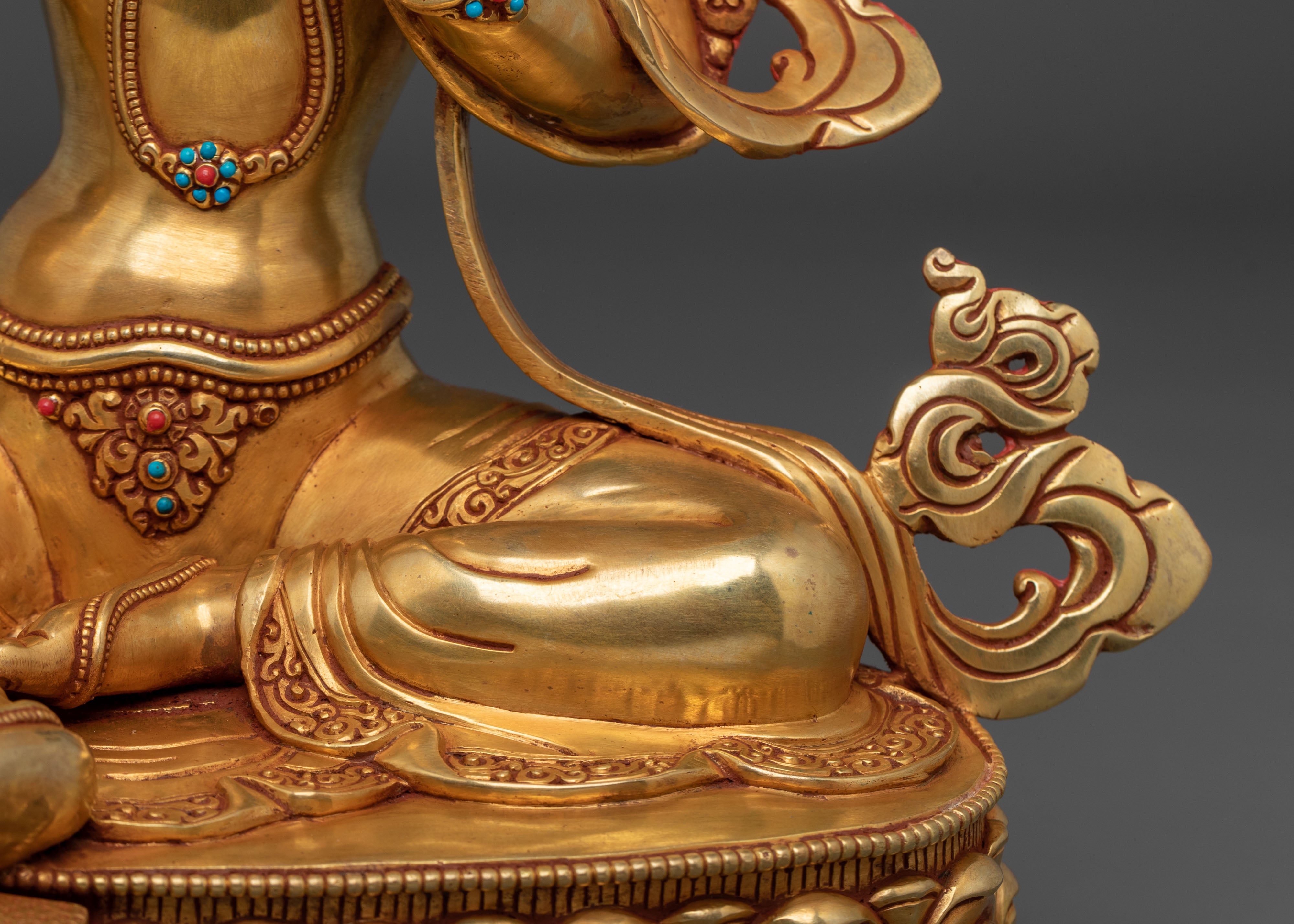 Green Tara Statue: Embodiment of Compassionate Action