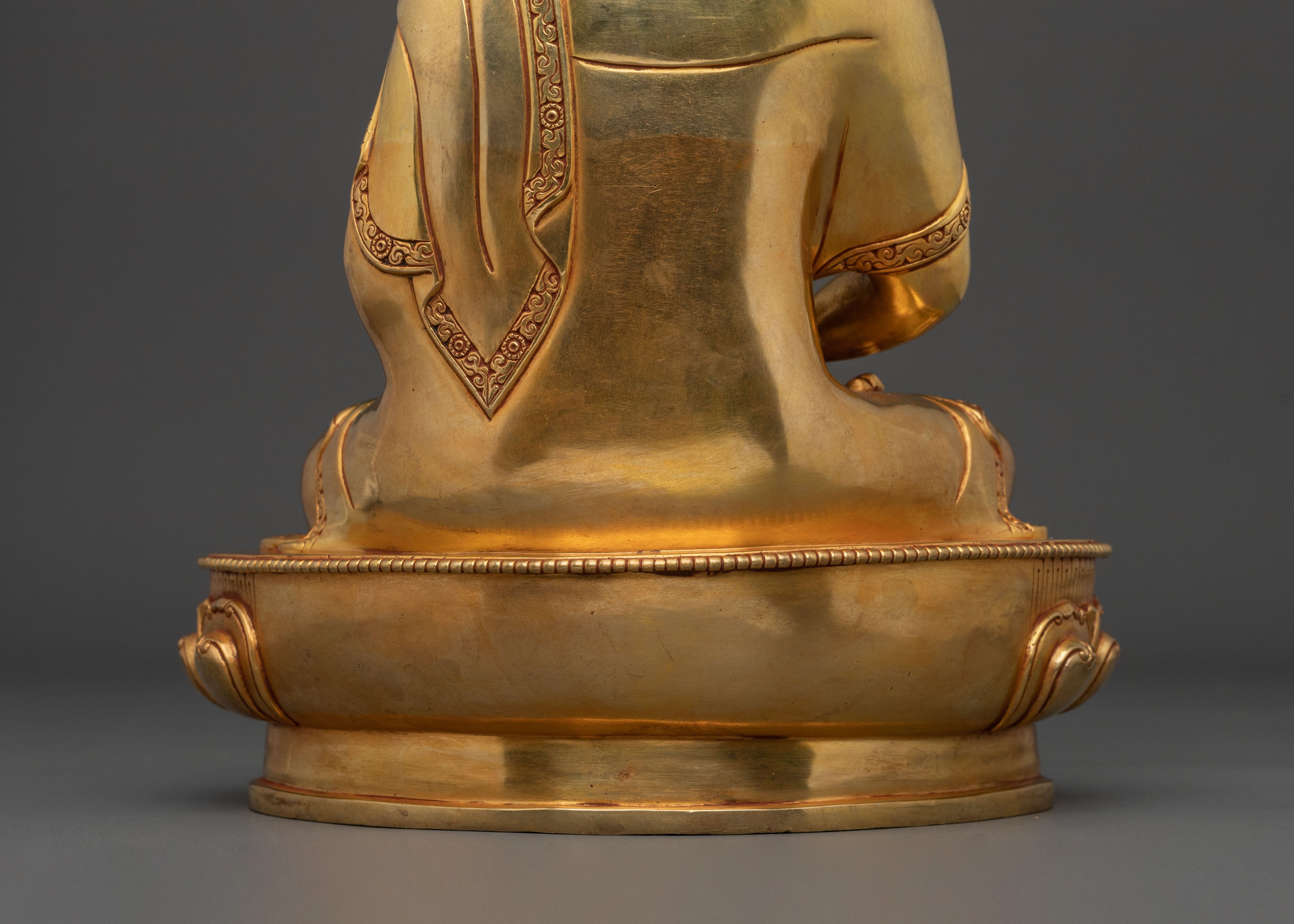 Hand Carved Amitabha Buddha Sacred Statue | Symbol of Infinite Light