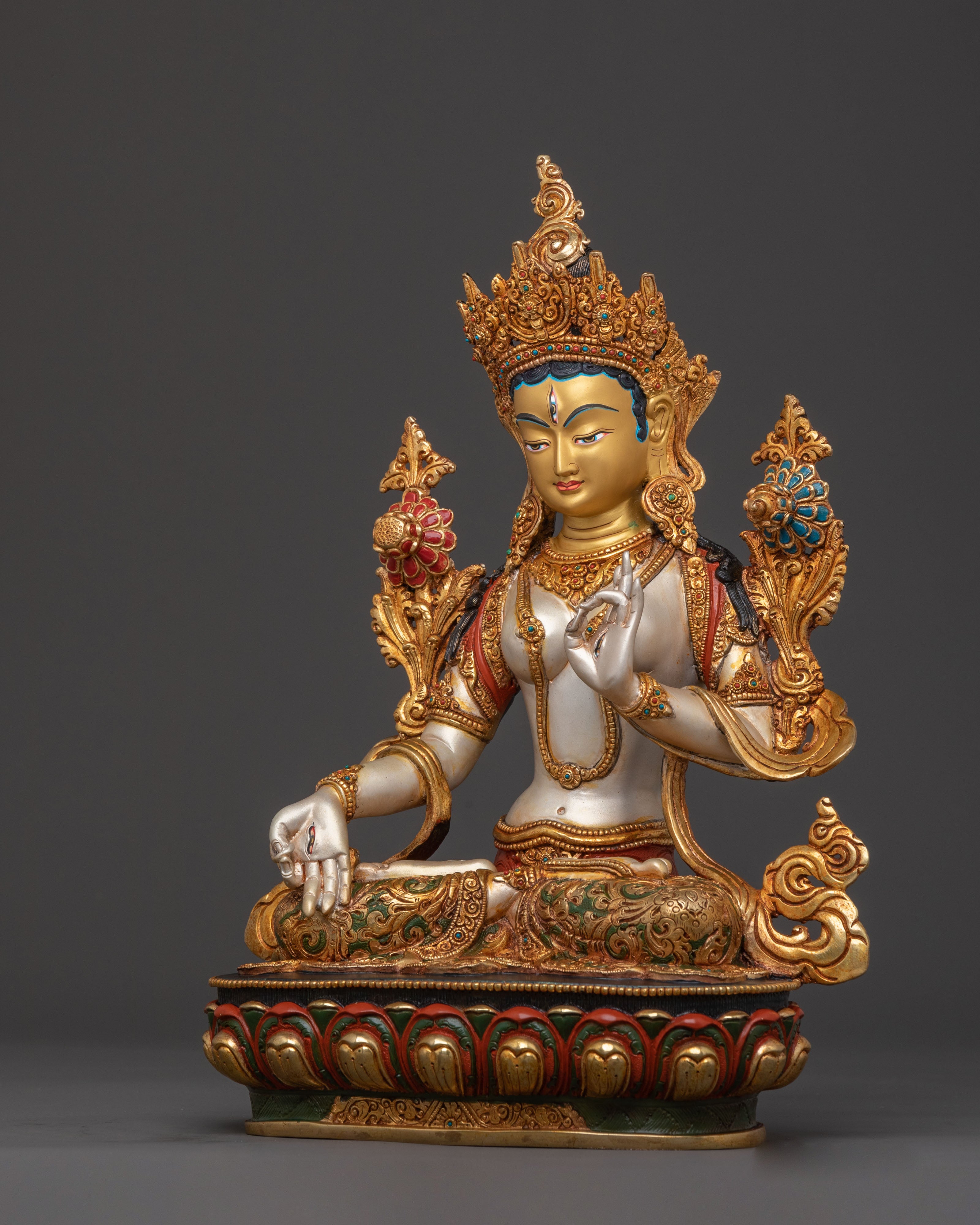White Tara Compassionate Statue | Symbol of Wisdom & Compassion
