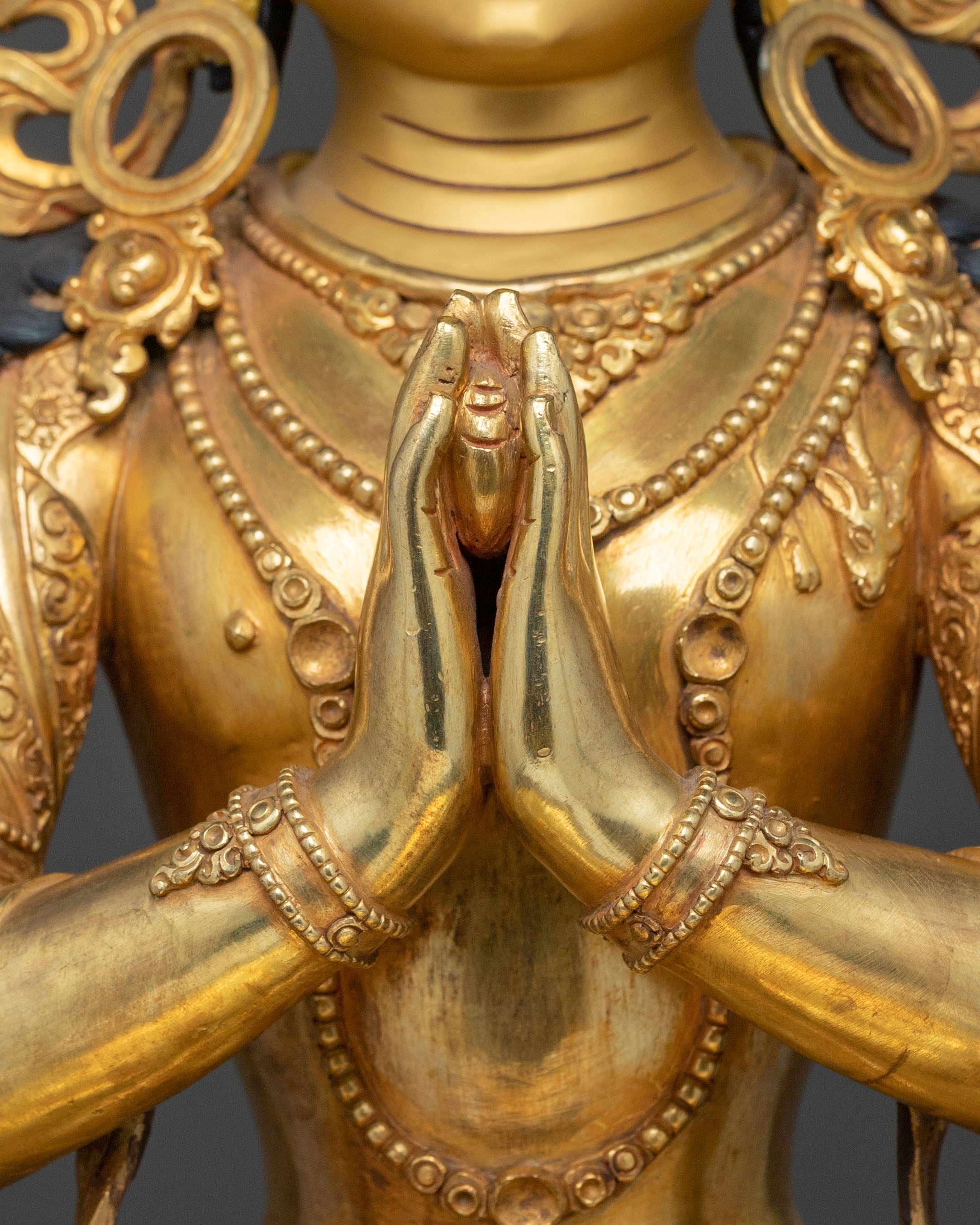 Four-Armed Chenrezig Figurine | Spiritual Home Decor