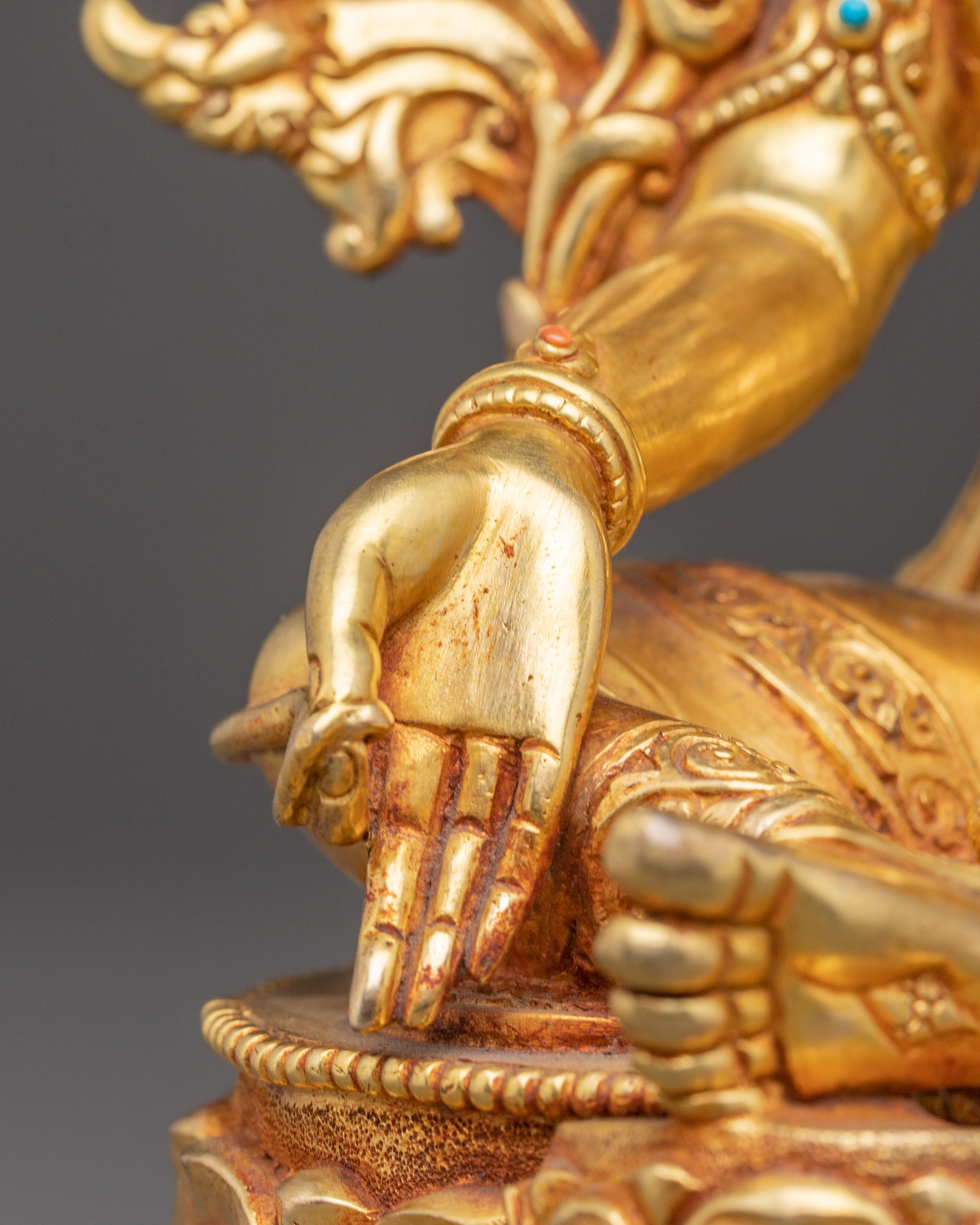 Peaceful Sculpture of Mother Green Tara | Compassion Goddess