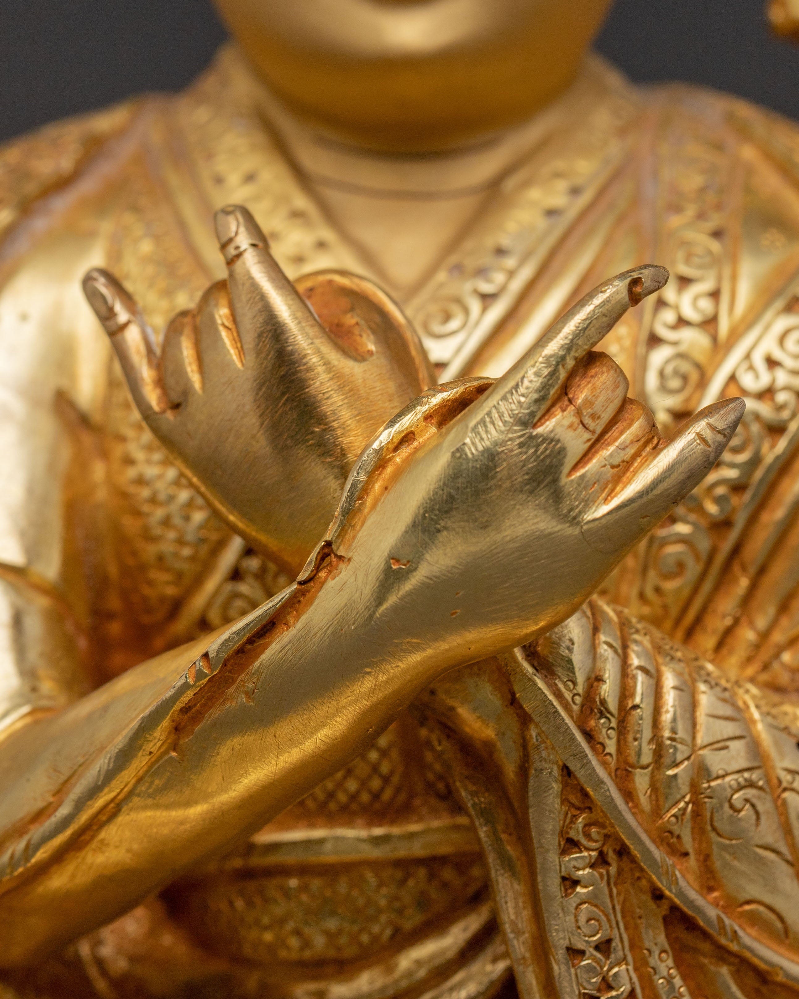 16th Karmapa Traditional Statue– Handcrafted Copper Sculpture