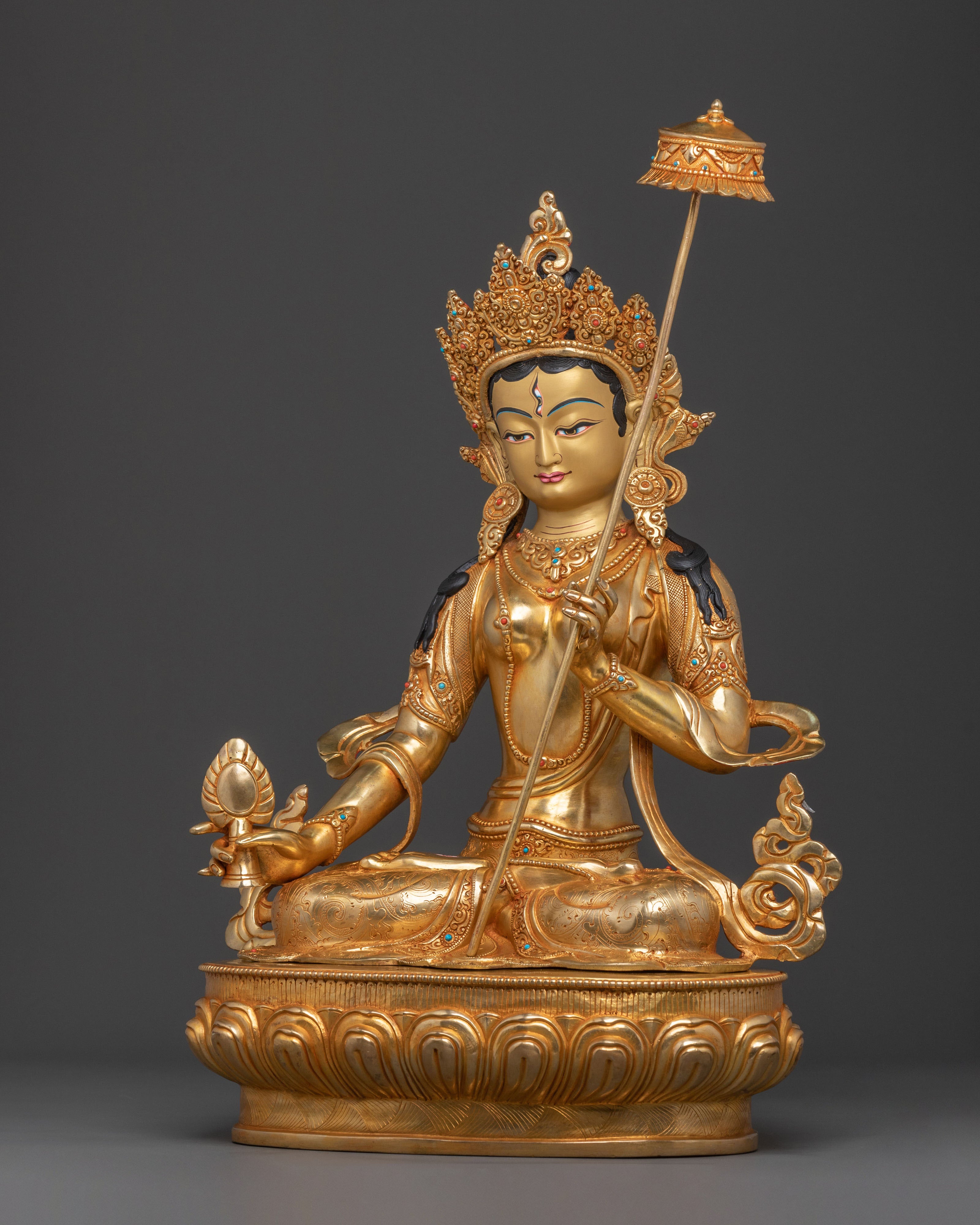 Dukar Sacred Statue | White Umbrella Goddess of Protection