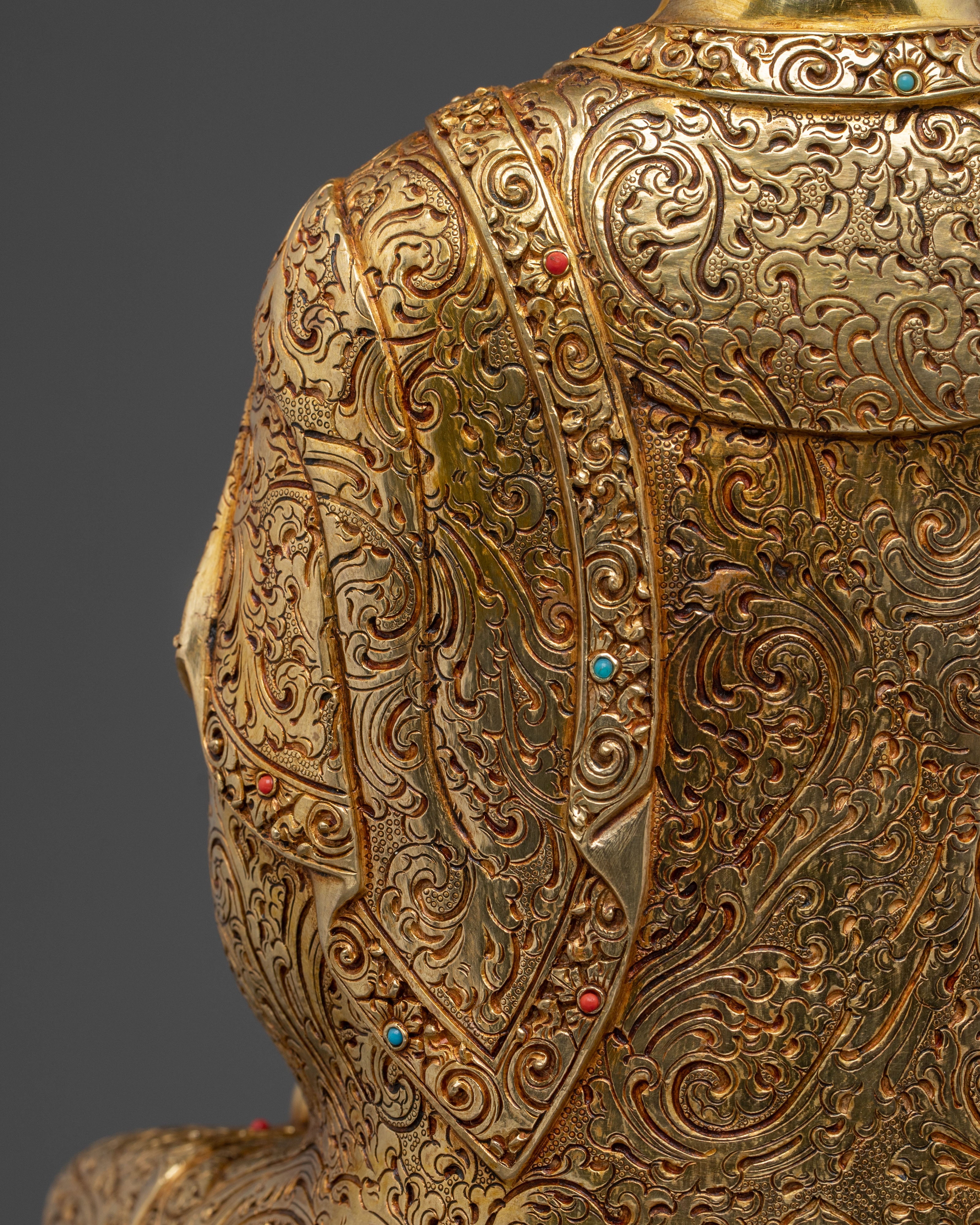 Medicine Buddha Golden Statue | Spiritual Healing