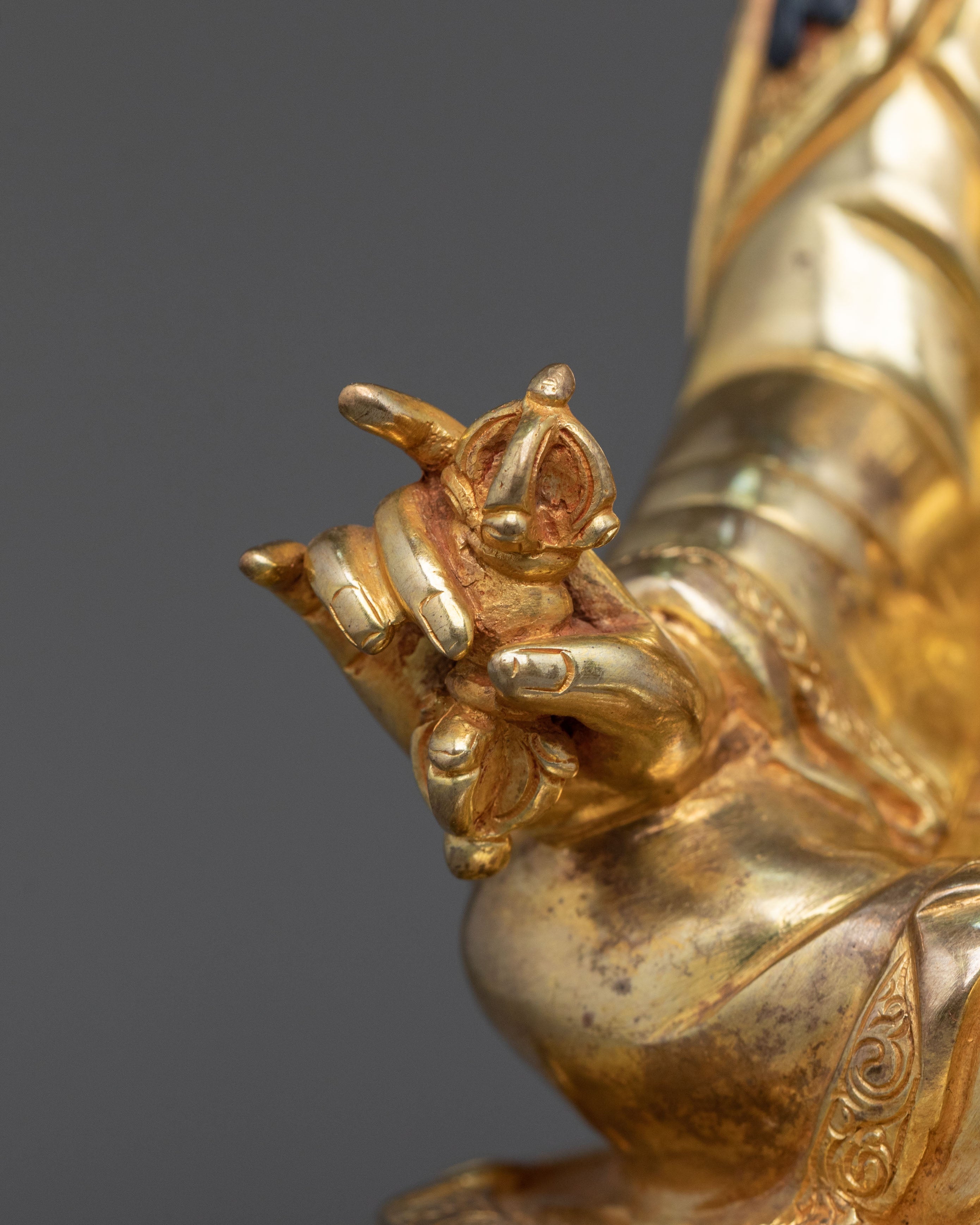 Guru Rinpoche Divine Sculpture: Sacred Symbol of Wisdom