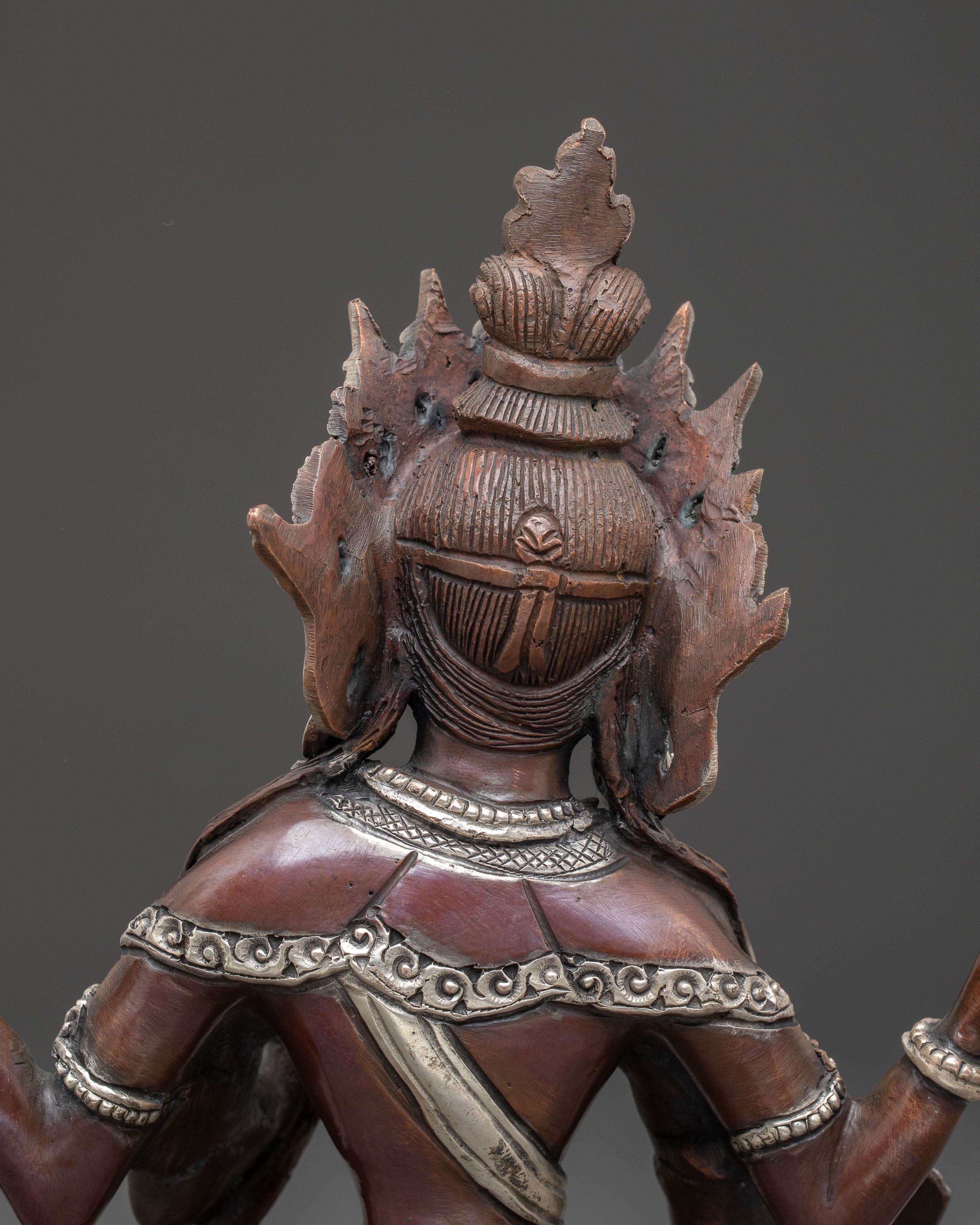 Wealth Goddess Laxmi Copper Statue | Handcrafted Spiritual Decor