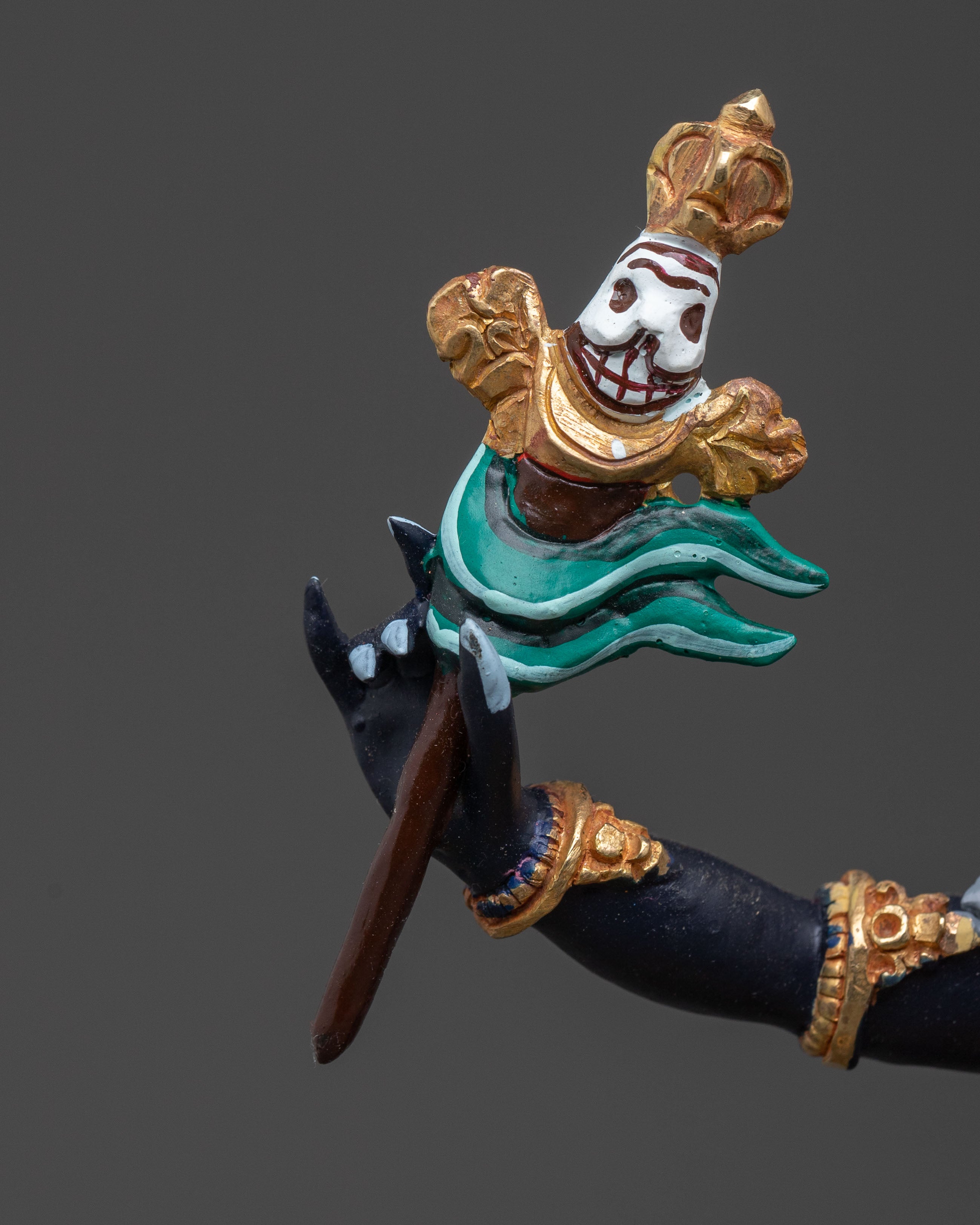 Yama Dharmaraja Wrathful Deity Statue for Altar & Meditation