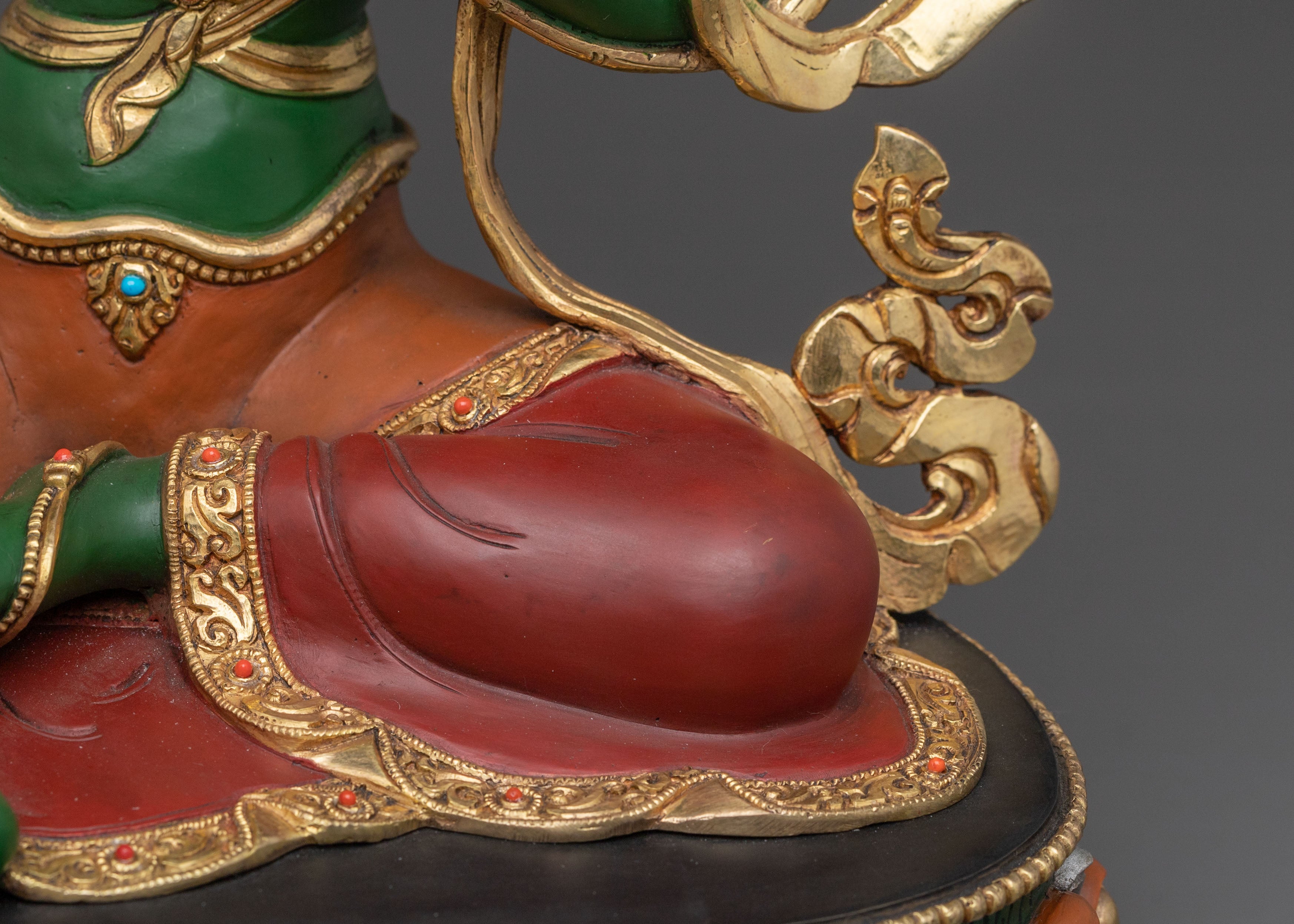 Green Tara Statue Mother of Mercy – Handcrafted in Nepal