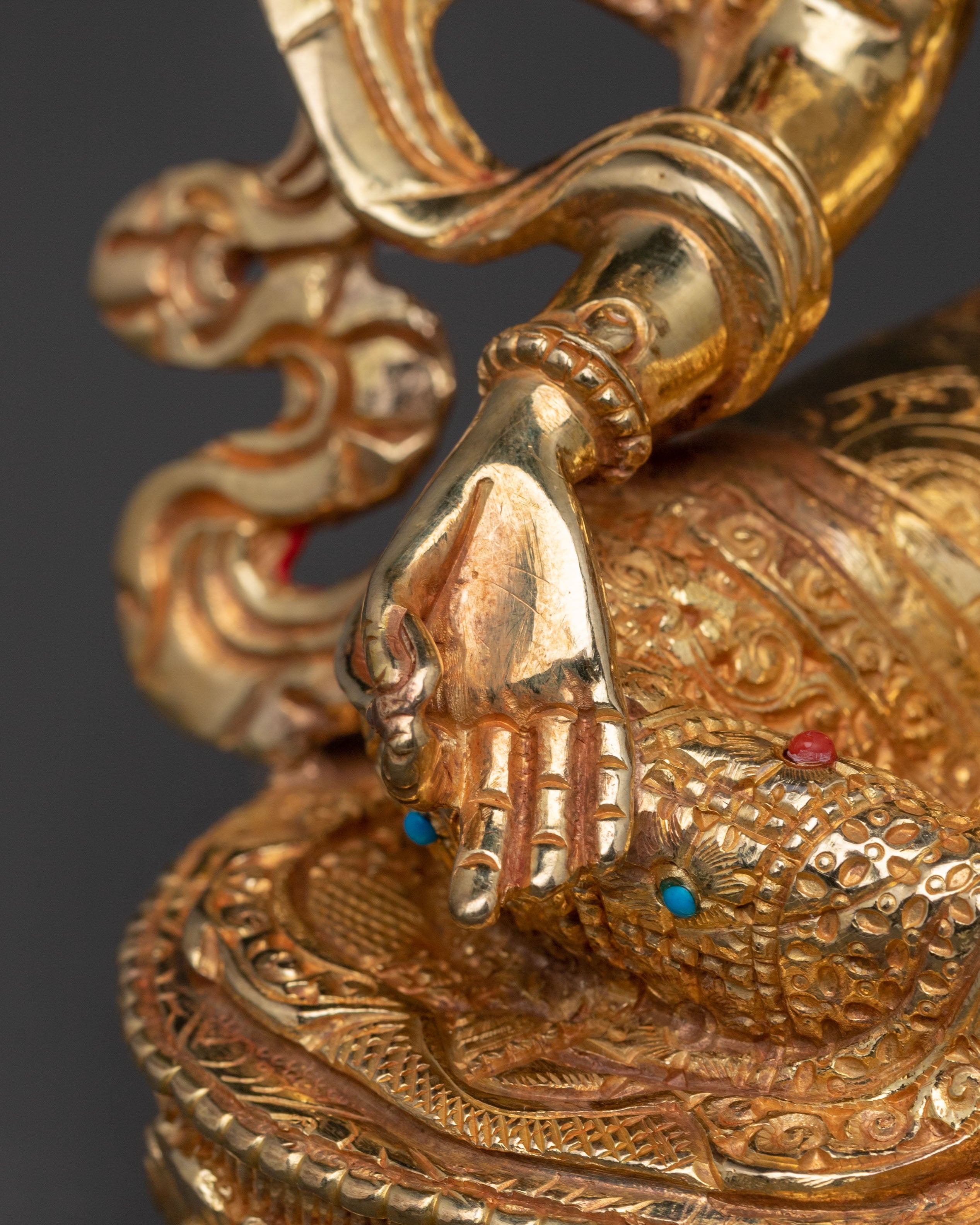 Green Tara Golden Statue – Spiritual Idol