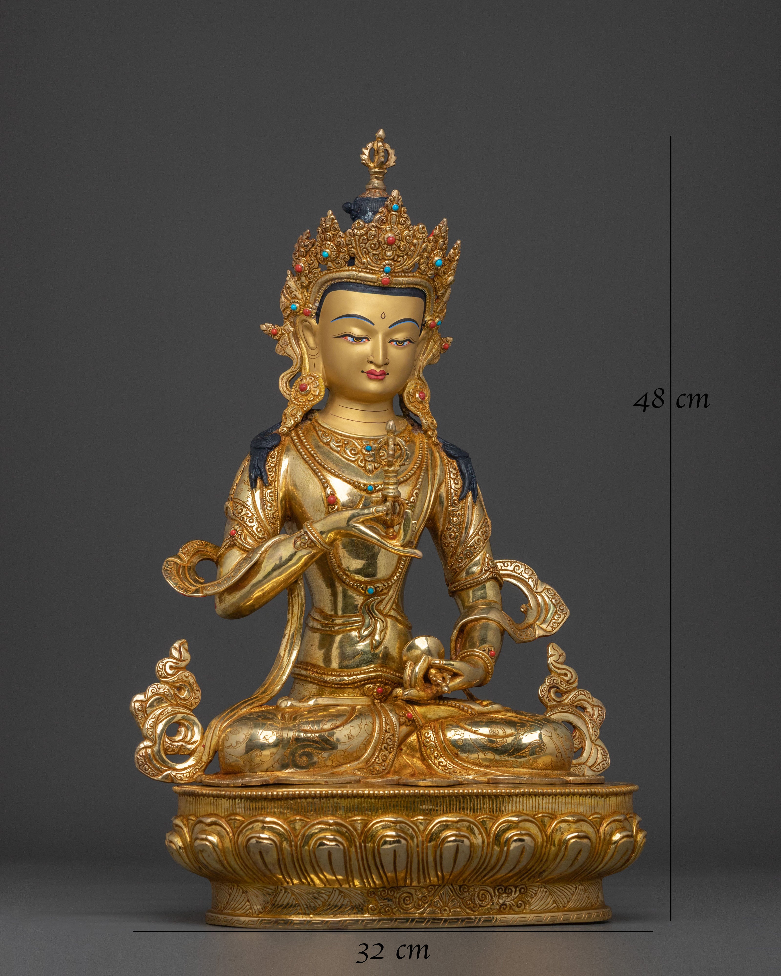 Handcrafted Vajrasattva Statue | Purification Deity