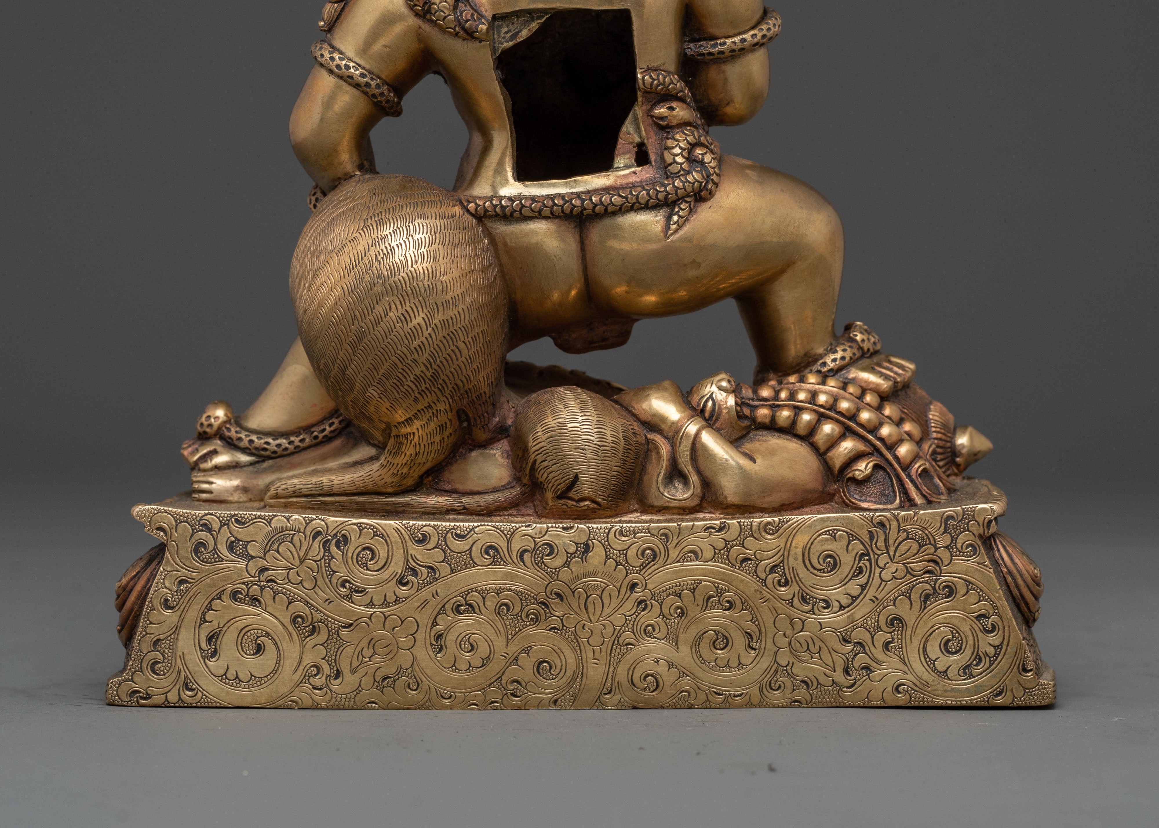 Black Dzambhala Spiritual Statue | Prosperity Guardian