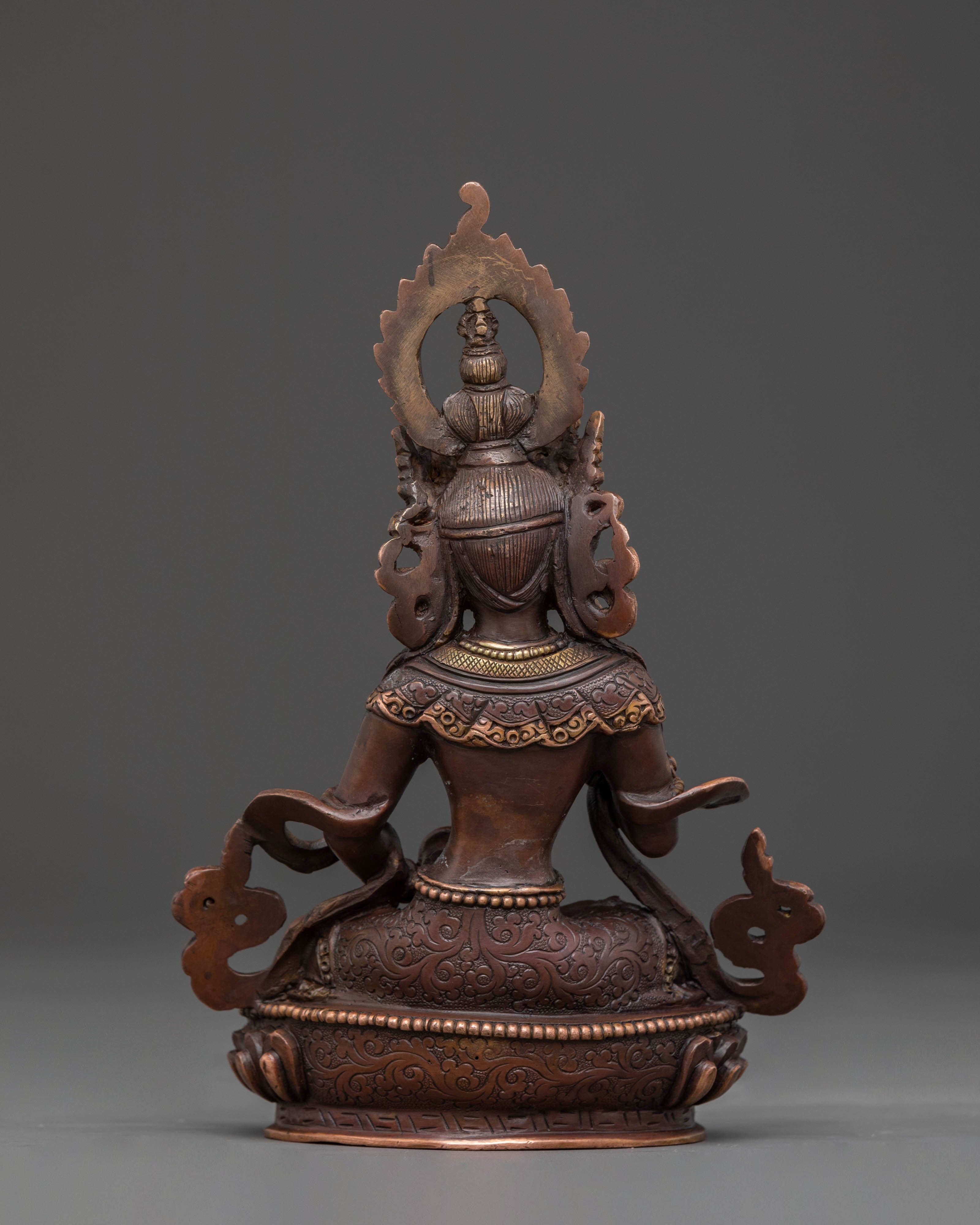 Oxidized Copper Vajrasattva Sacred Statue