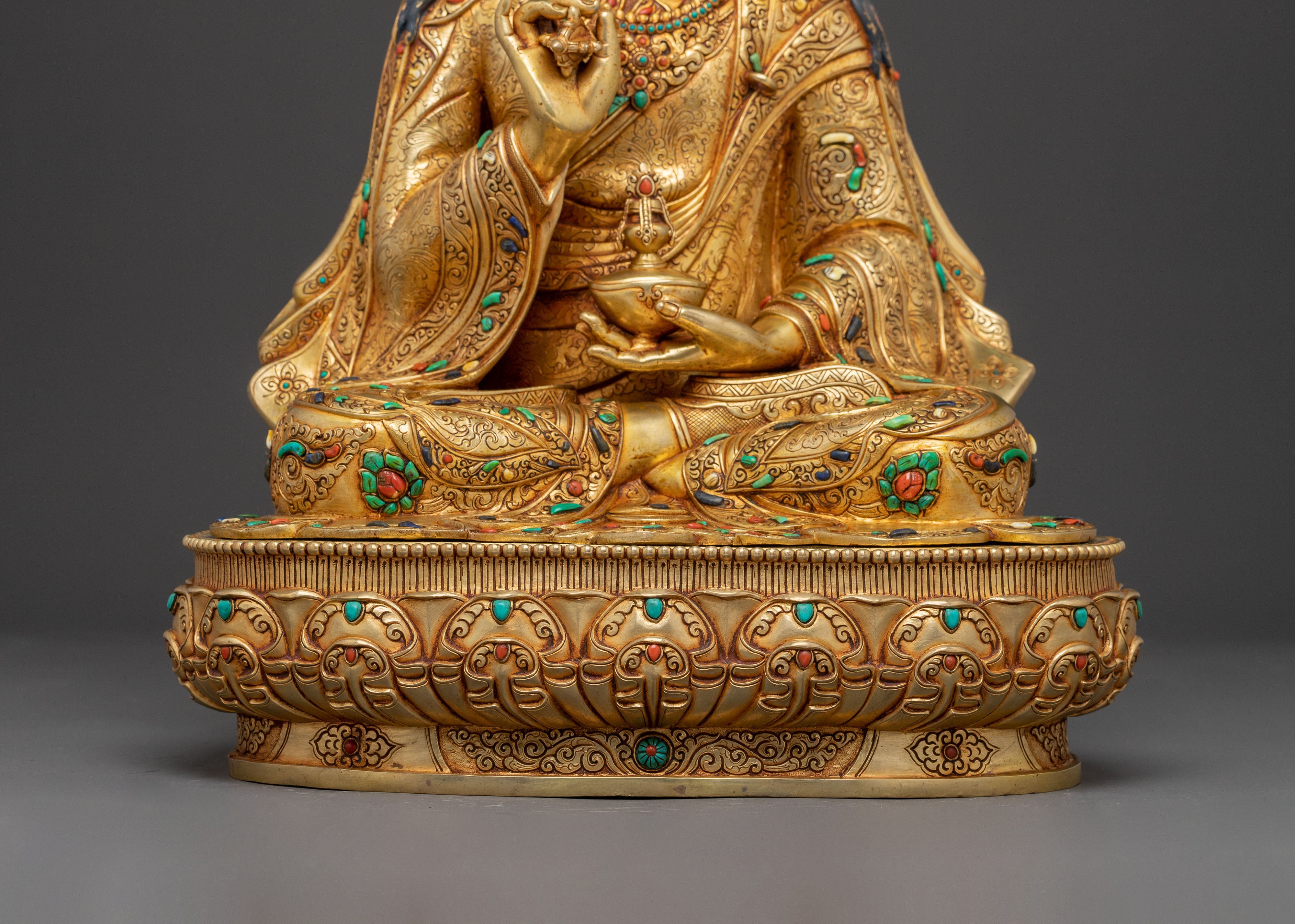 Sacred Tibetan Guru Tsokye Dorje Statue | Spiritual Practice & Altar Decor