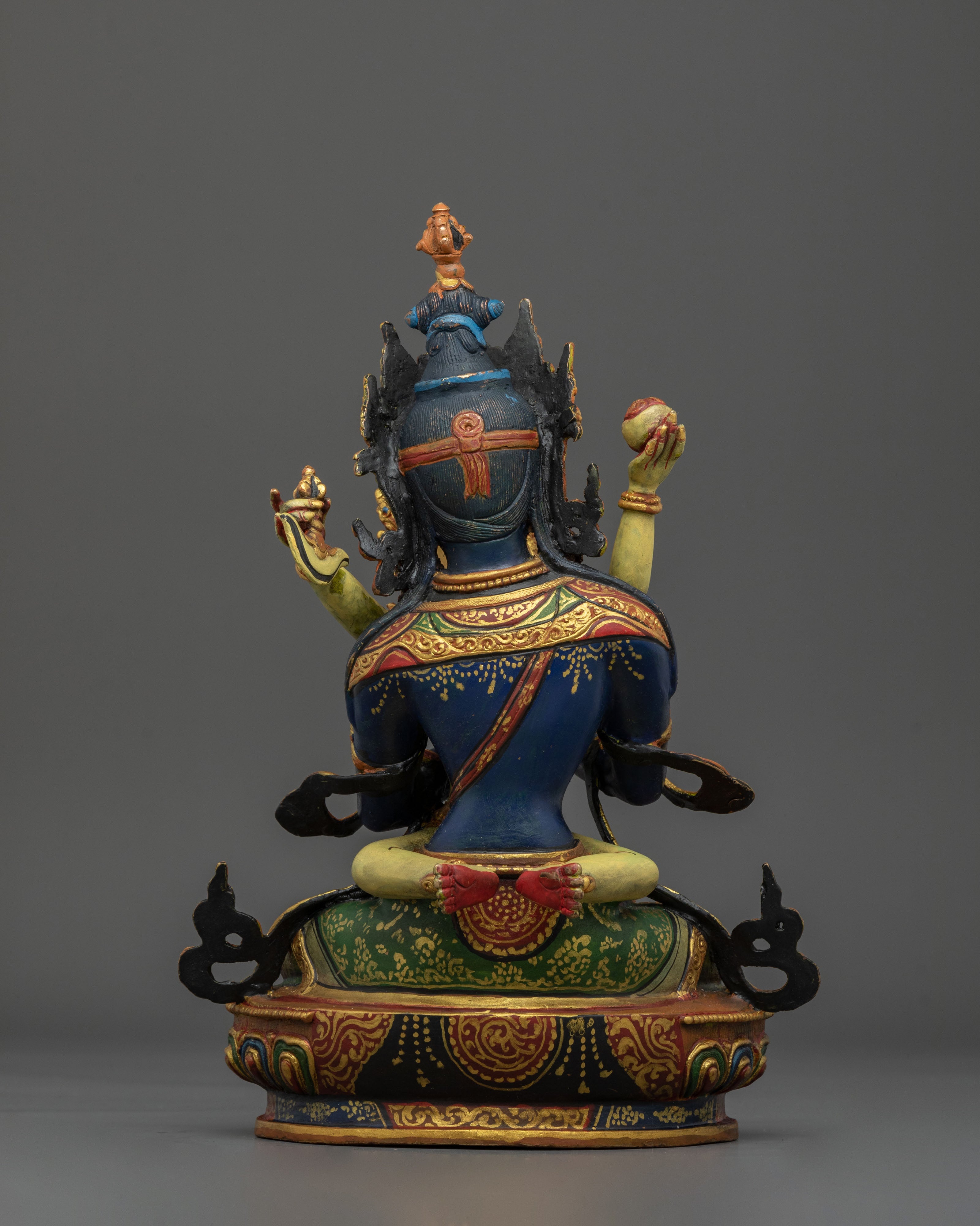 Vajradhara Sculpture with Consort | Home Decor