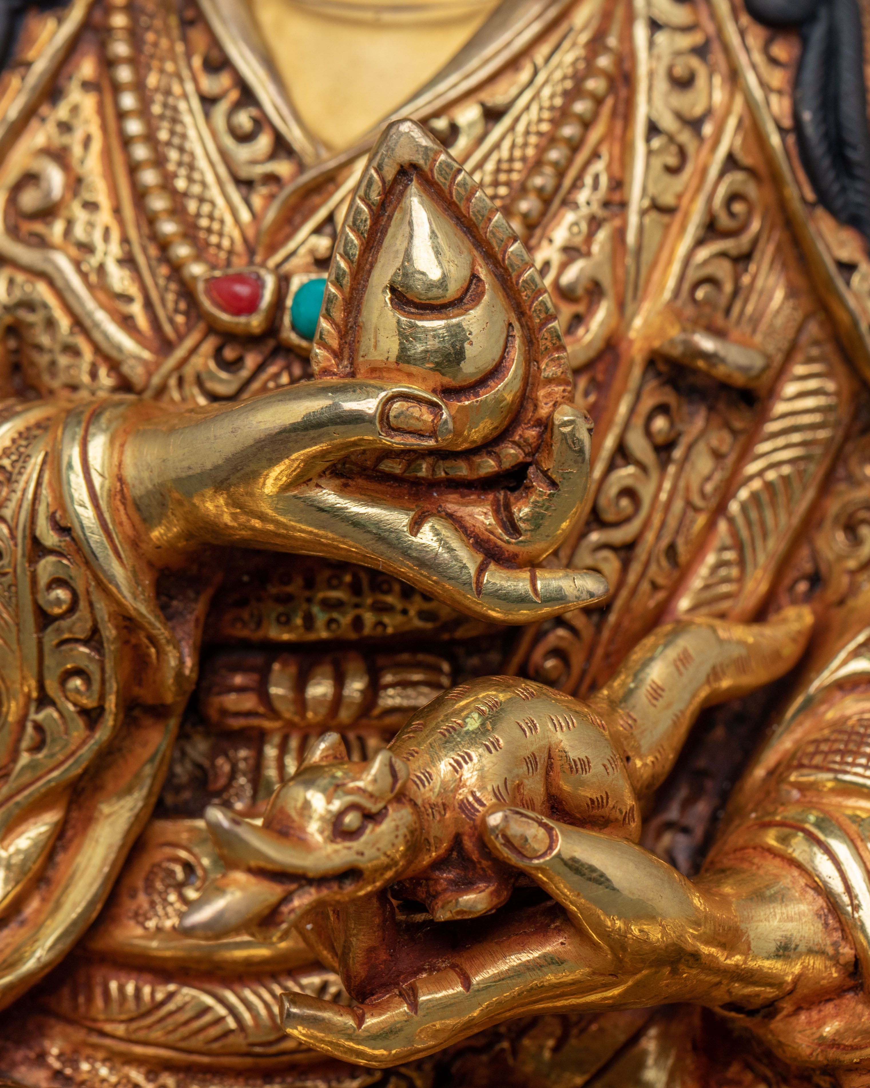Handmade Guru Norla Statue | Buddhist Master