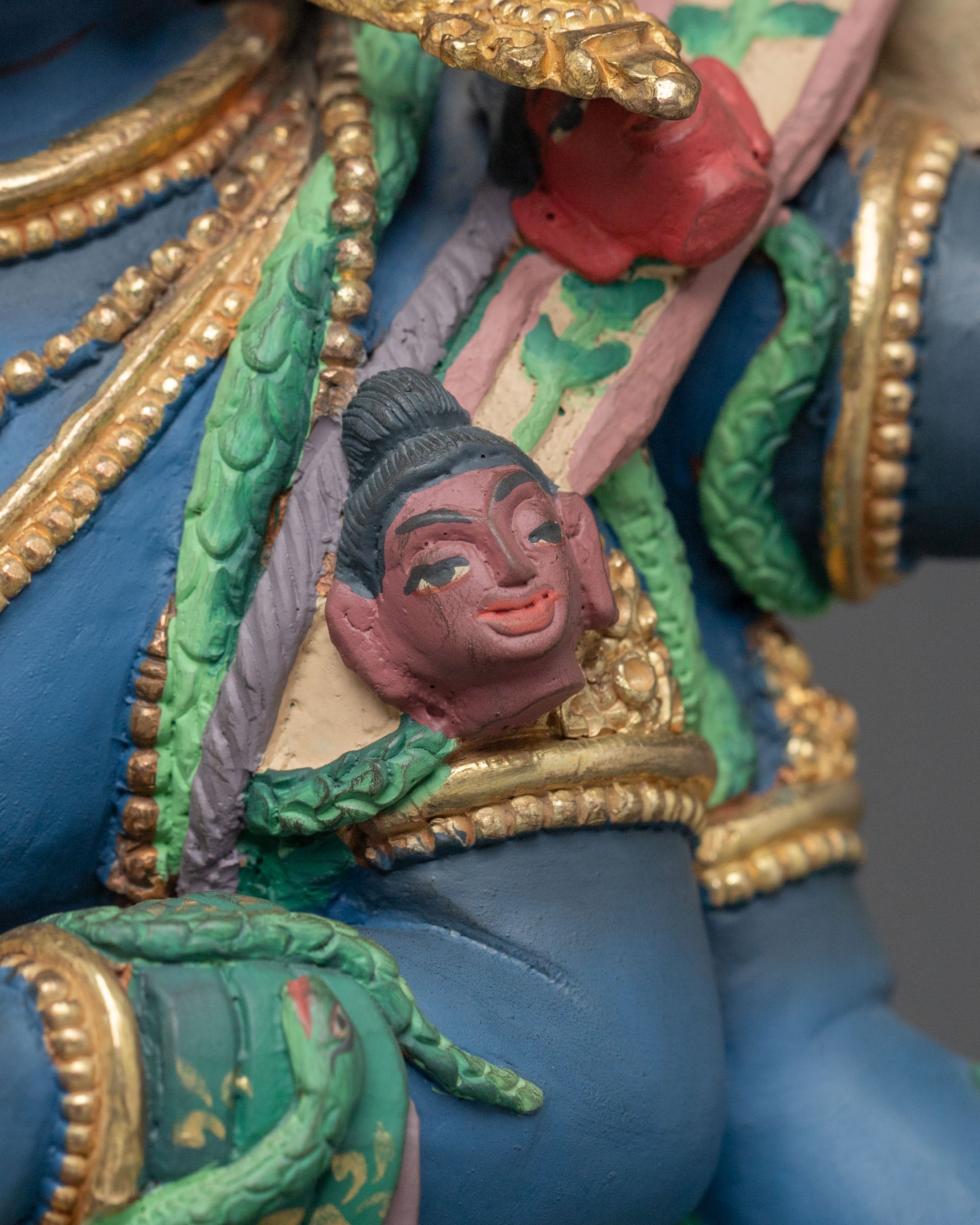 Six Armed Mahakala Spiritual Figurine | Home Decor
