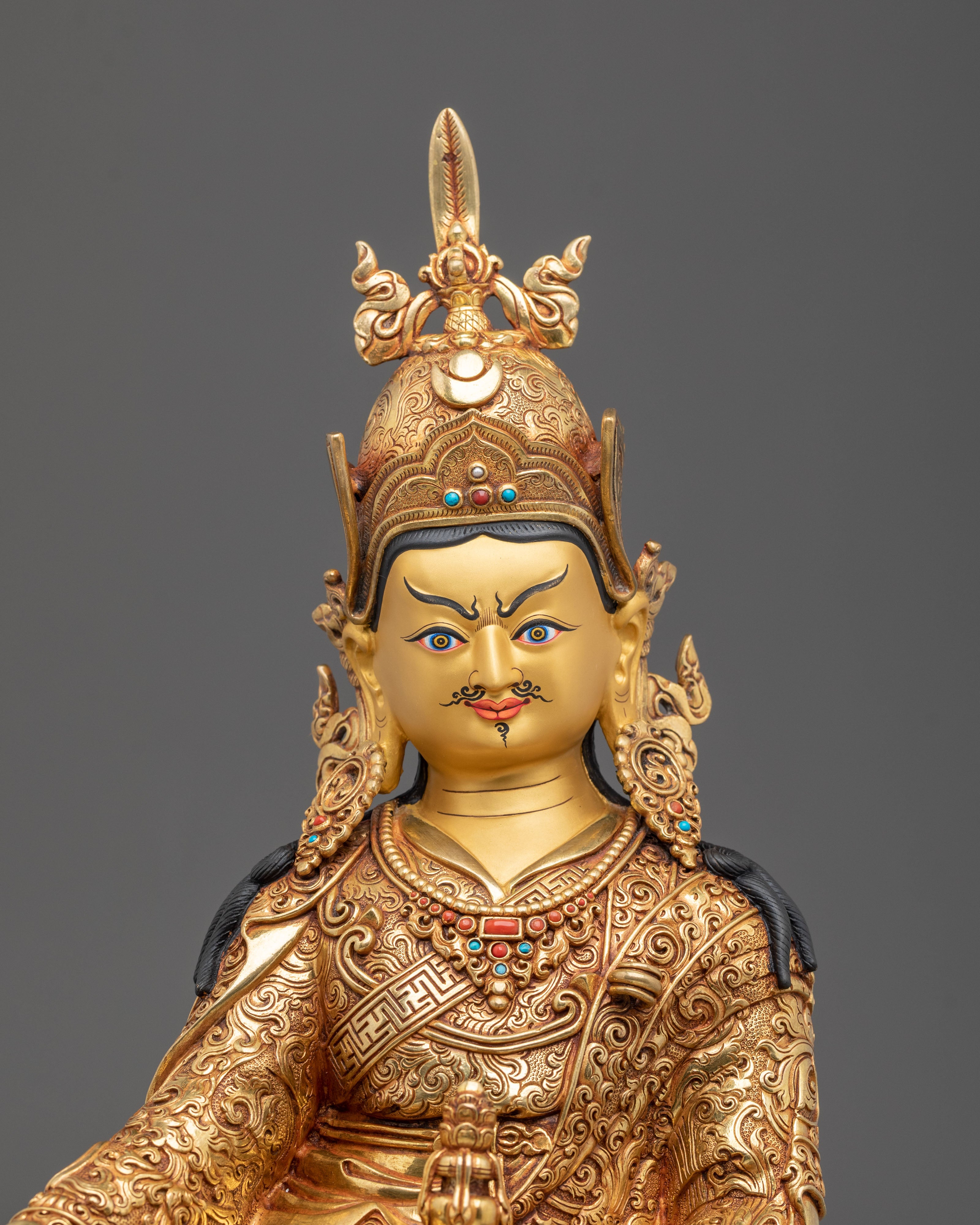 Guru Rinpoche Statue | Radiant Handcrafted Buddhist Figurine