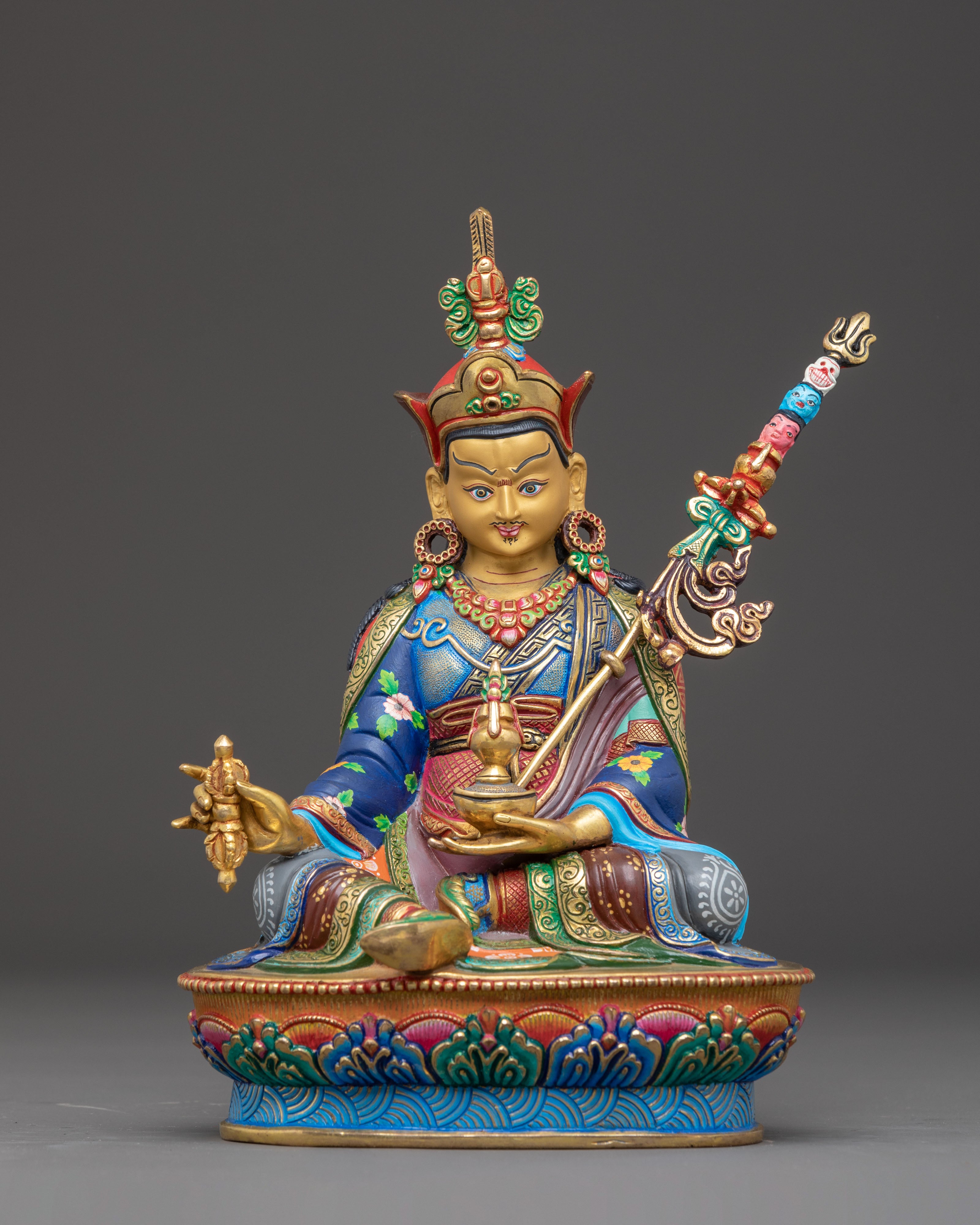 Guru Rinpoche Statue: Tibetan Master Padmasambhava | Vajrayana Teacher