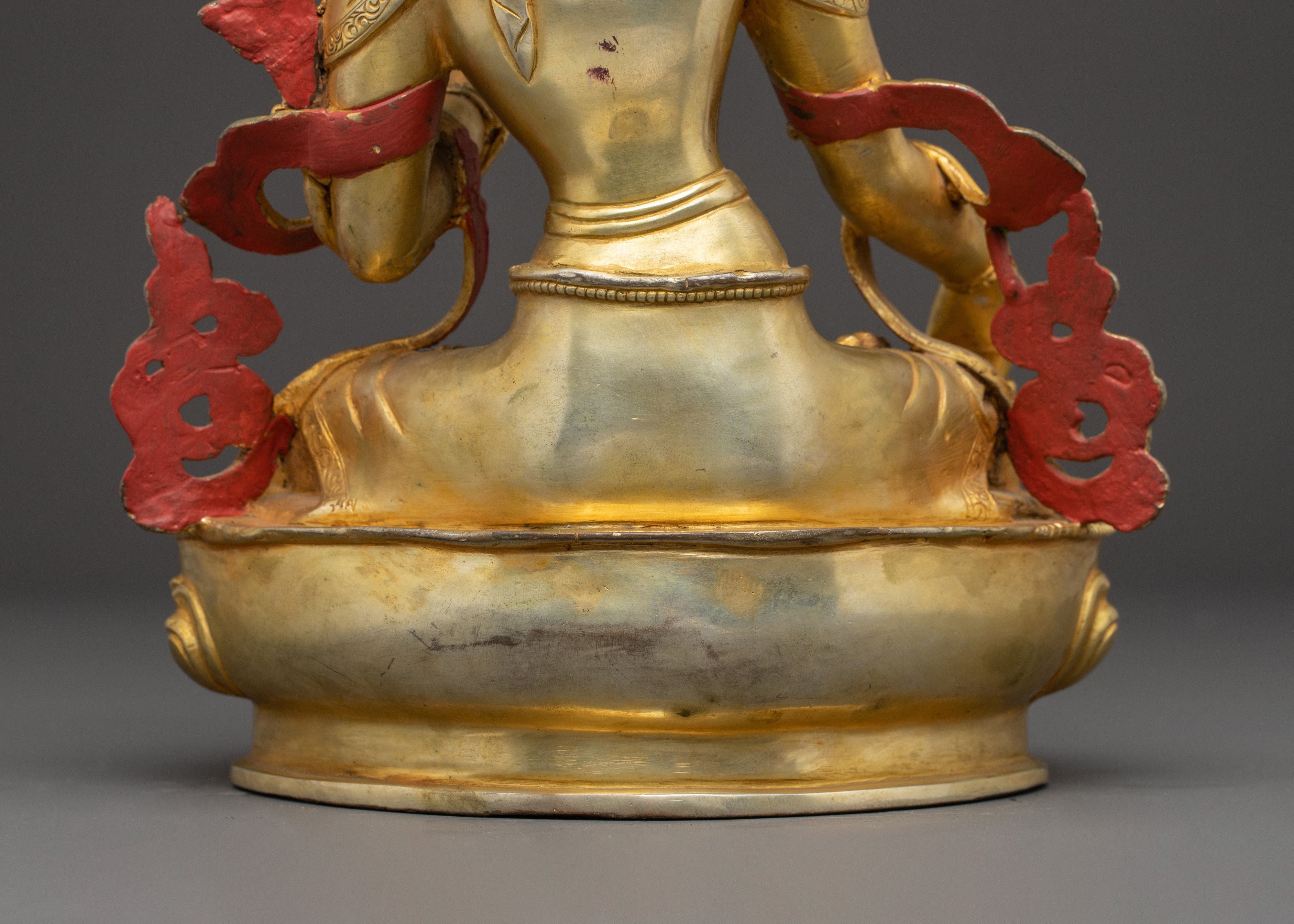 White Tara Statue: Compassion and Long Life | Gold Gilded Nepali Art