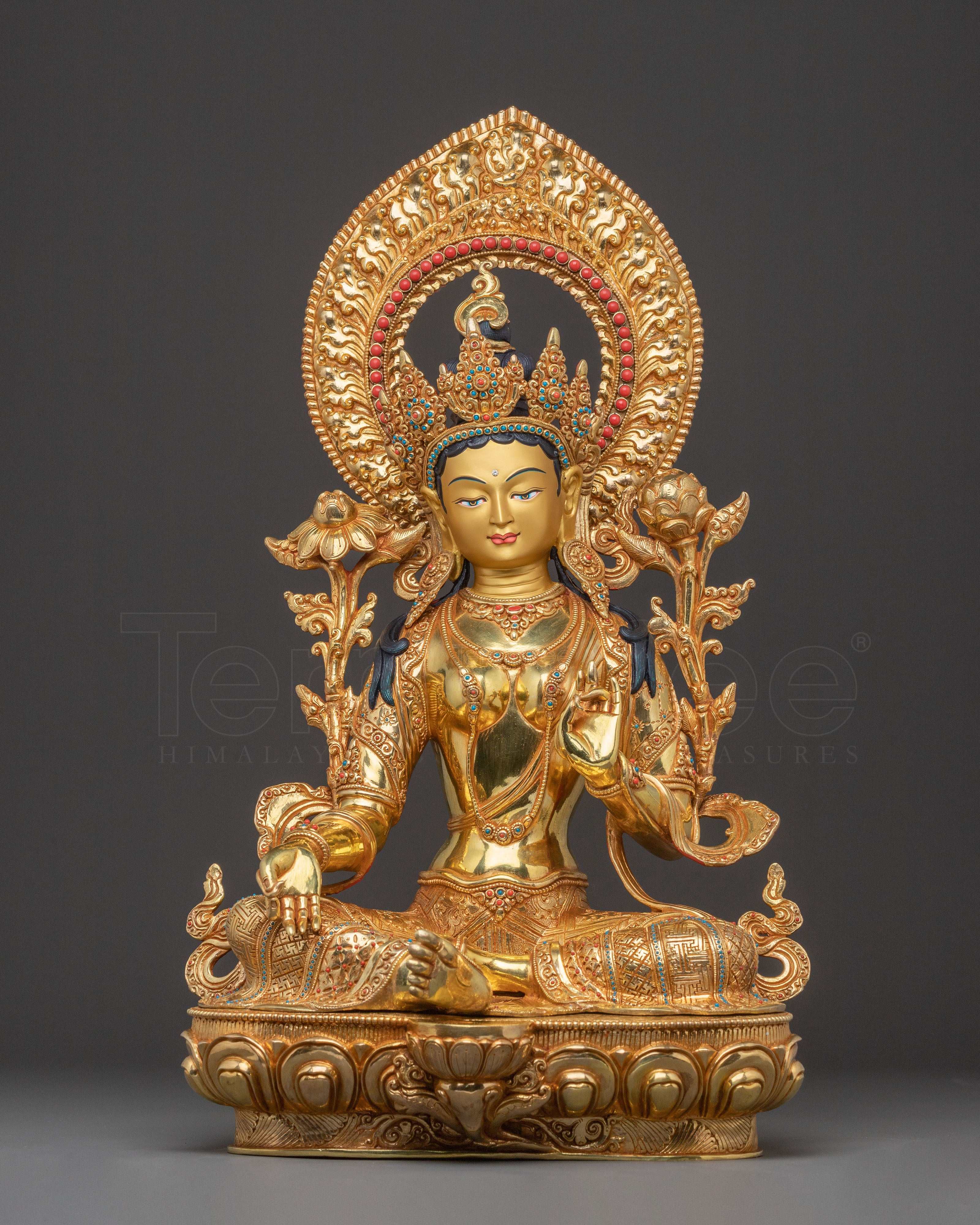 Blessed Statue of Green Tara | Goddess of Compassion
