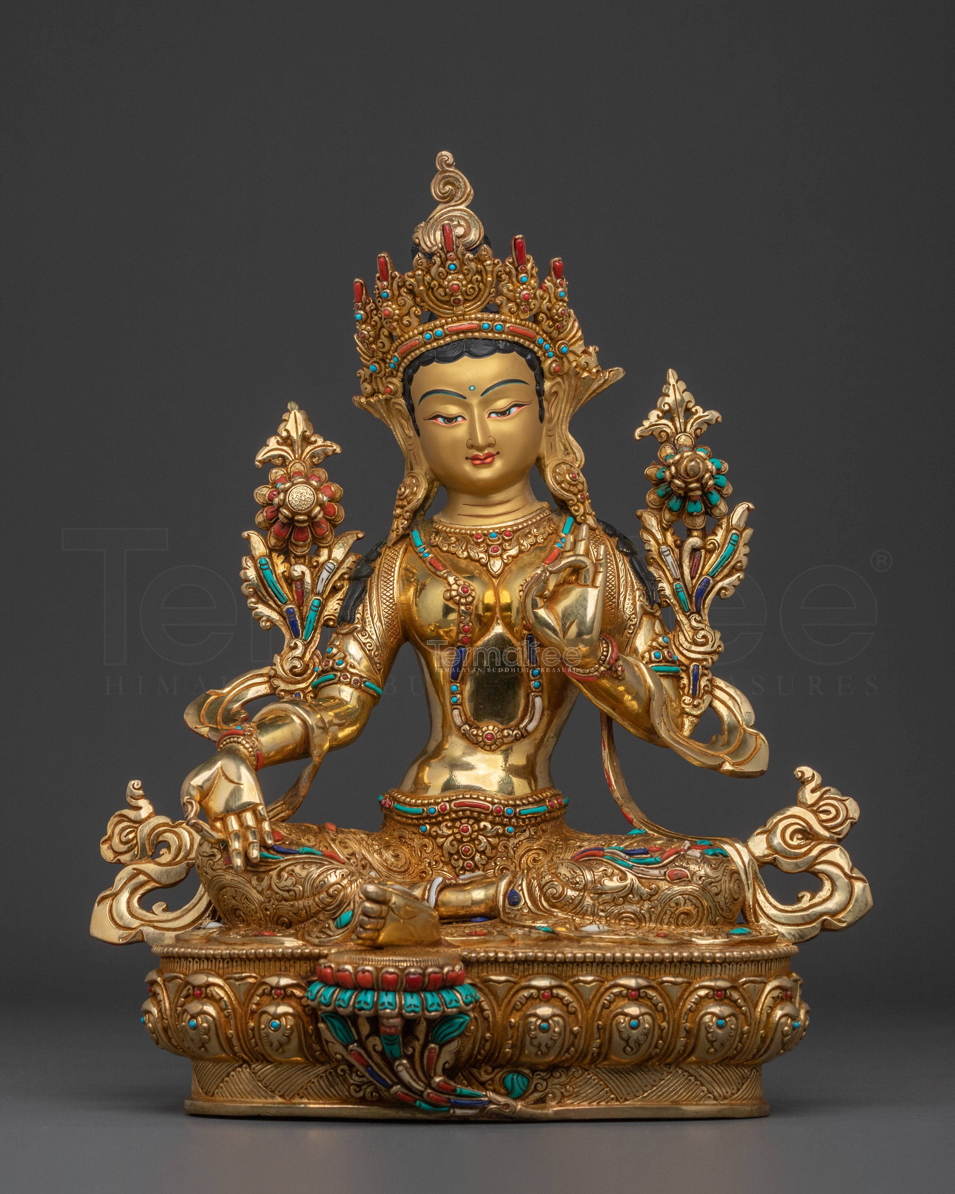 Green Tara Statue