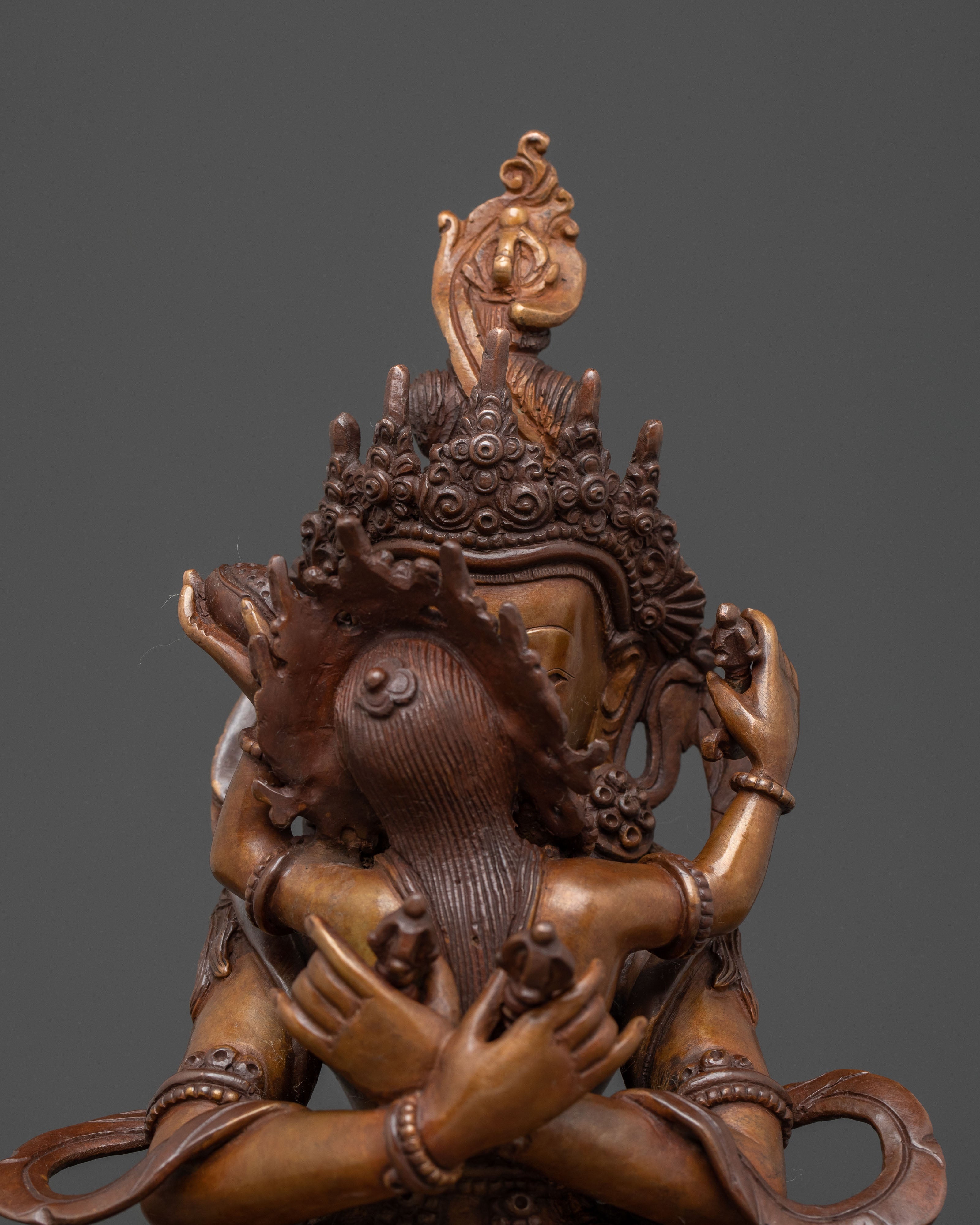 Vajradhara Statue with Consort | Meditational Figure